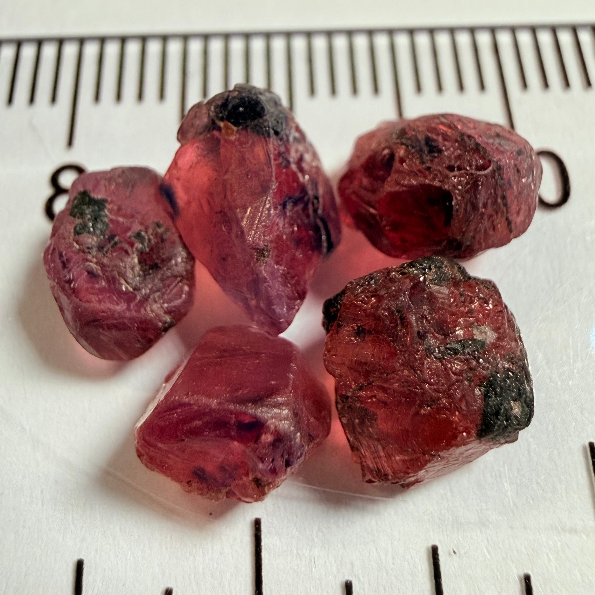 Winza Sapphire Lot, 12.24ct, Winza, Tanzania, Untreated Unheated. Too included to facet but set them in jewellery as is