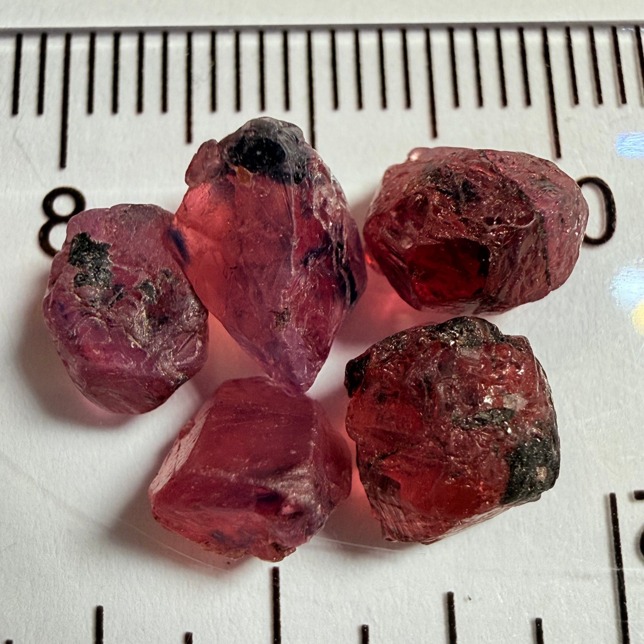 Winza Sapphire Lot, 12.24ct, Winza, Tanzania, Untreated Unheated. Too included to facet but set them in jewellery as is