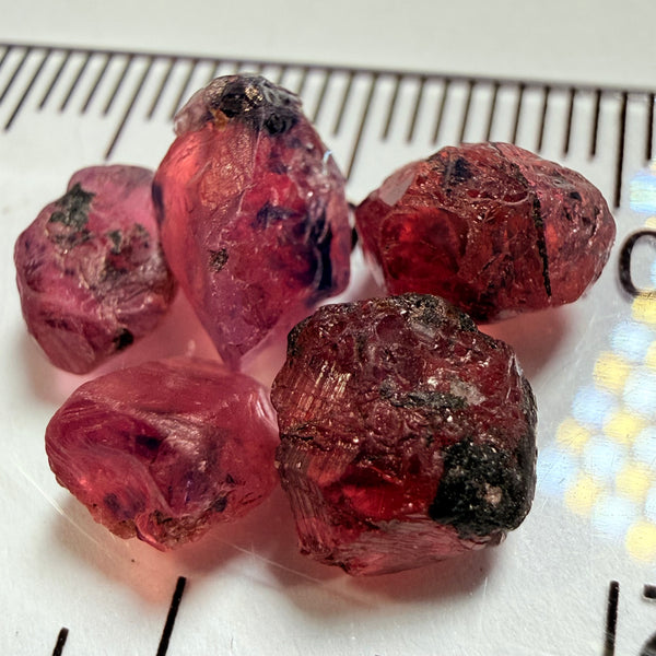 Winza Sapphire Lot, 12.24ct, Winza, Tanzania, Untreated Unheated. Too included to facet but set them in jewellery as is