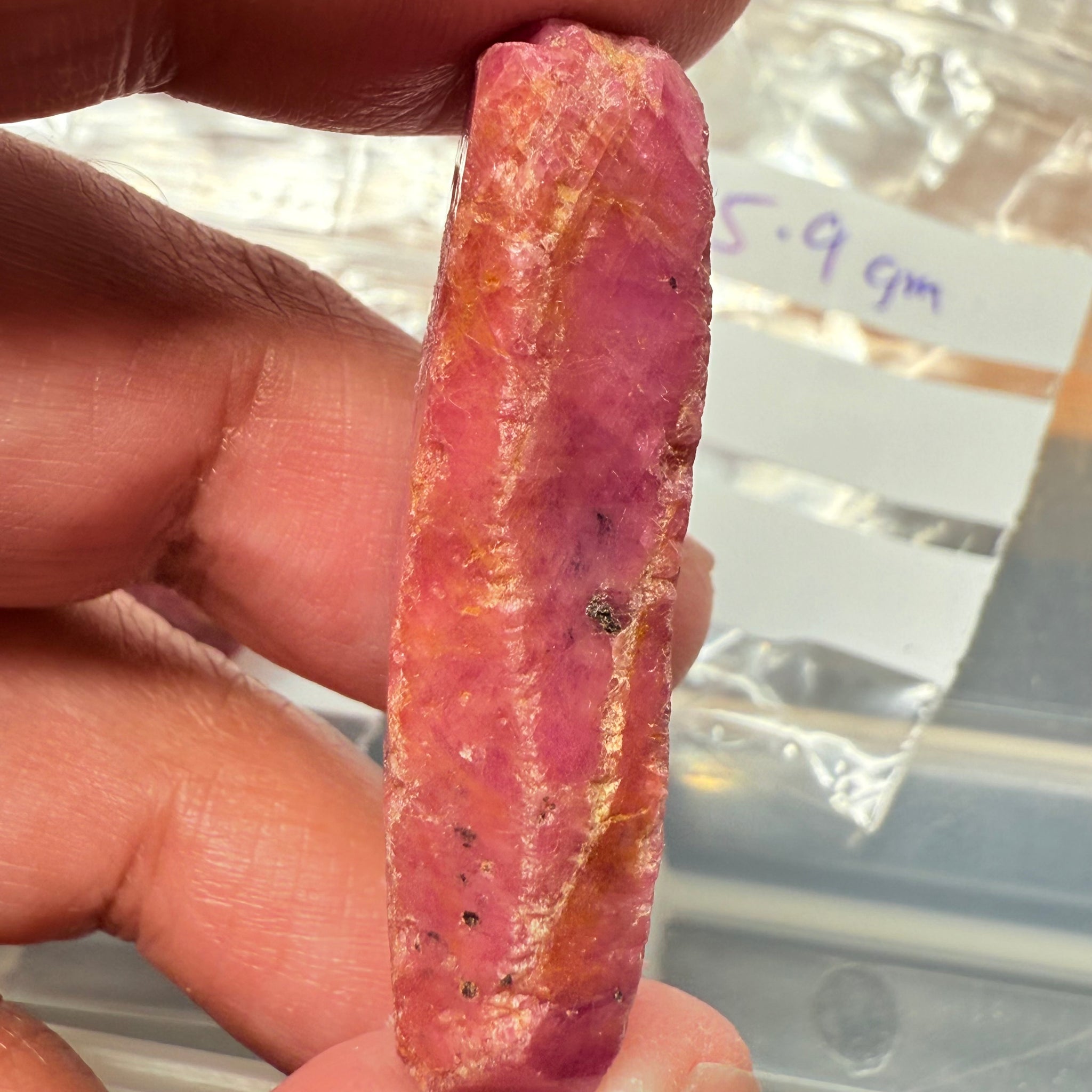 Sapphire Crystal, 15.90gm, Dodoma, Tanzania, Untreated Unheated