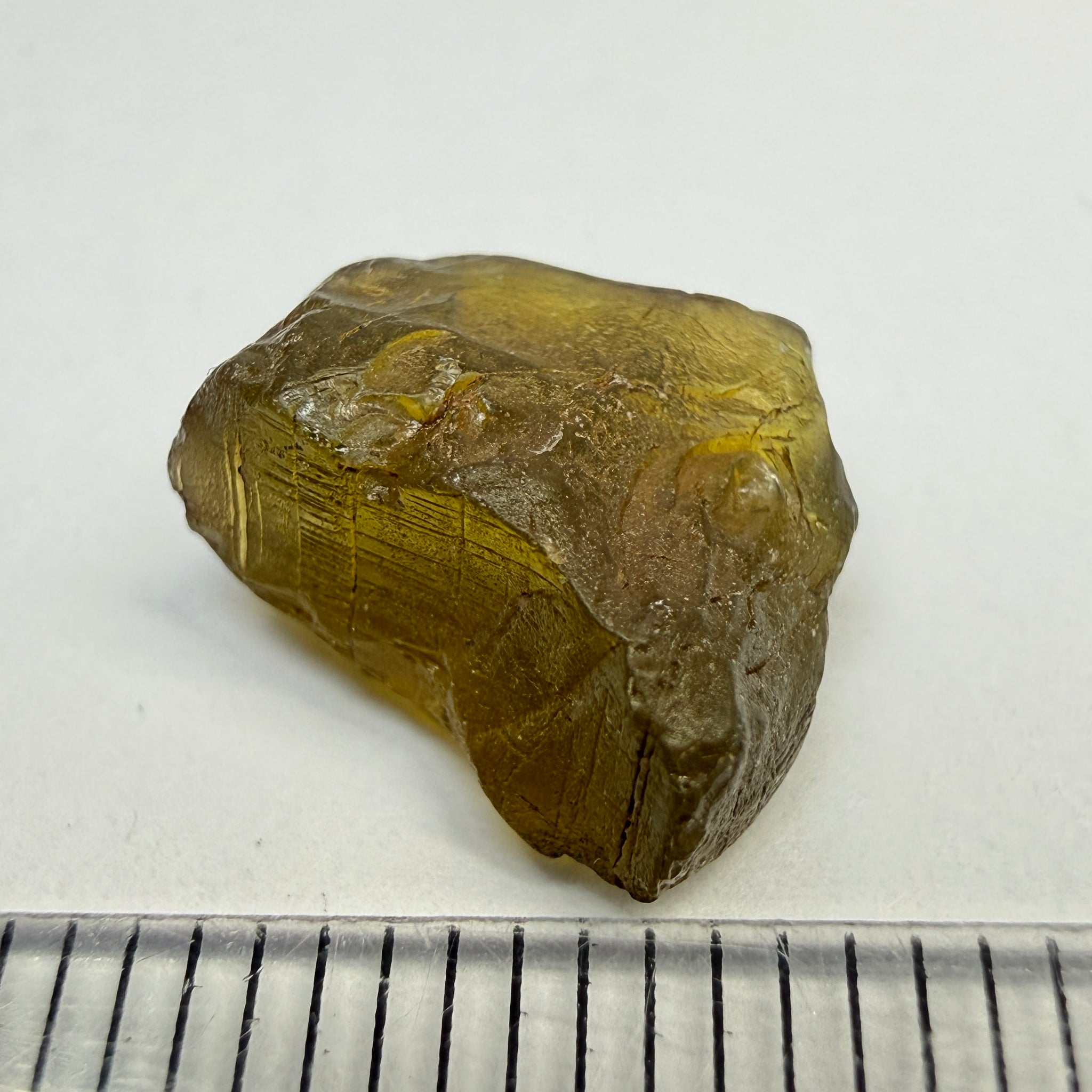 Peridot, 5.20ct, Tanzania, Untreated Unheated, muddy green colour, see shape, vvs