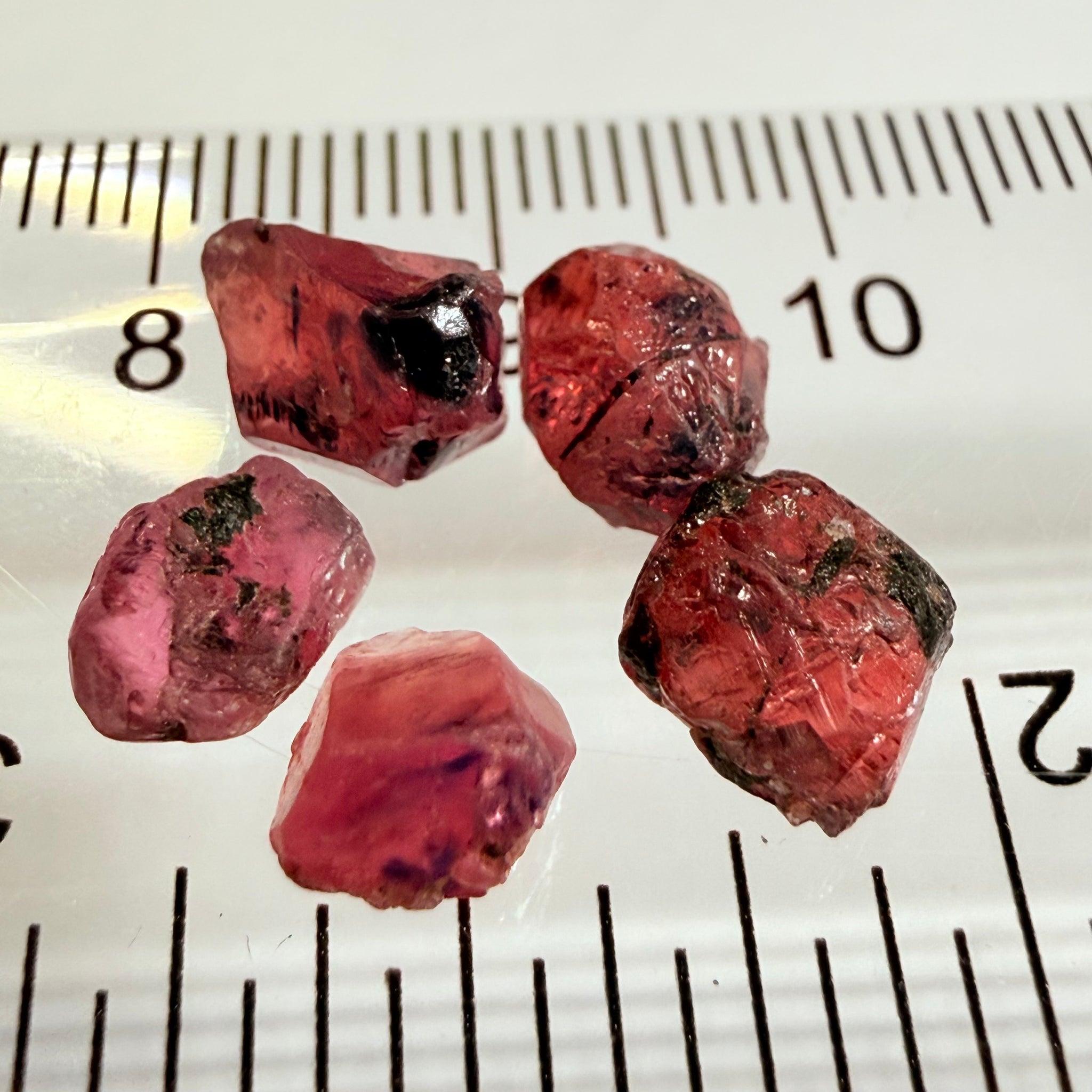 Winza Sapphire Lot, 12.24ct, Winza, Tanzania, Untreated Unheated. Too included to facet but set them in jewellery as is