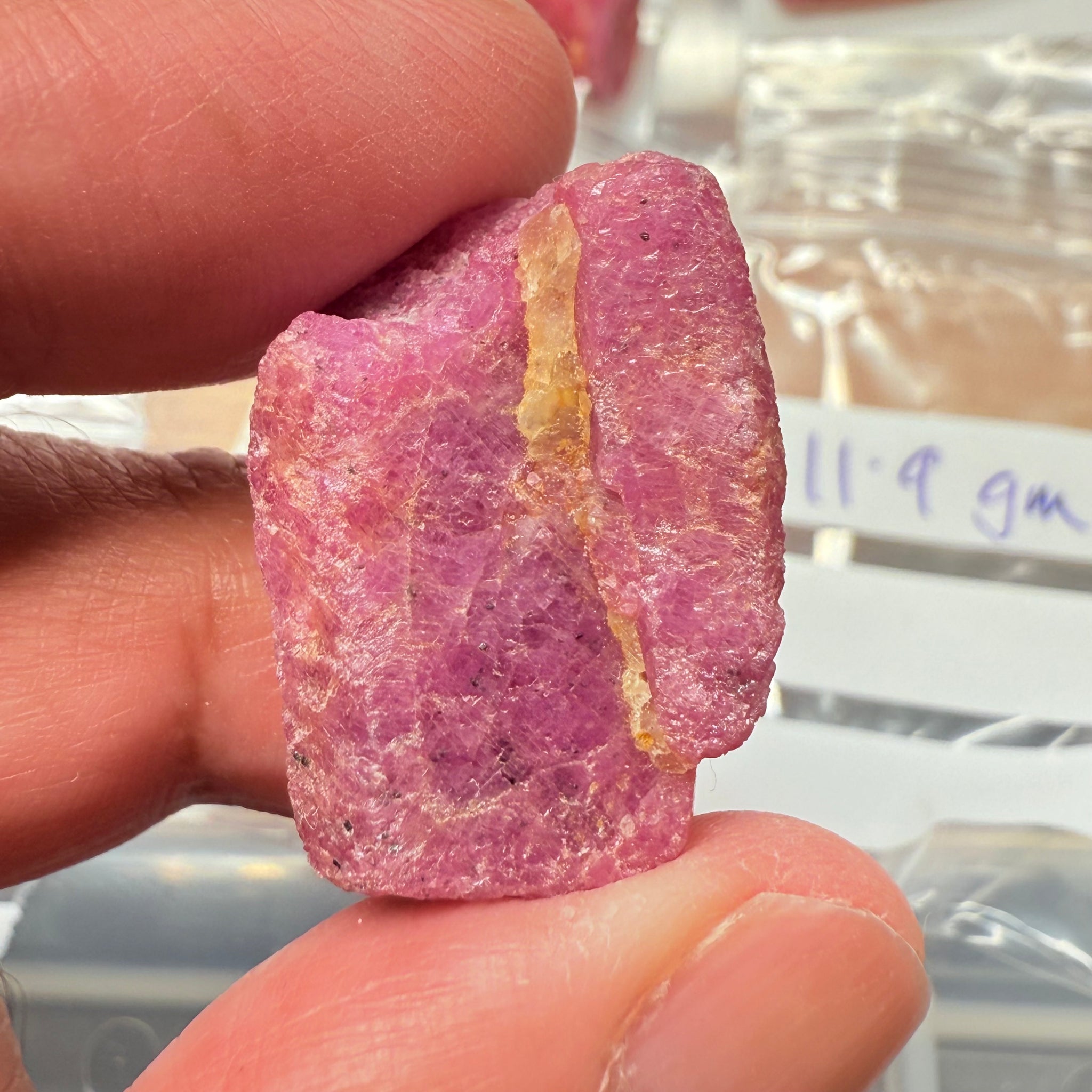 Sapphire Crystal, 11.90gm, Dodoma, Tanzania, Untreated Unheated