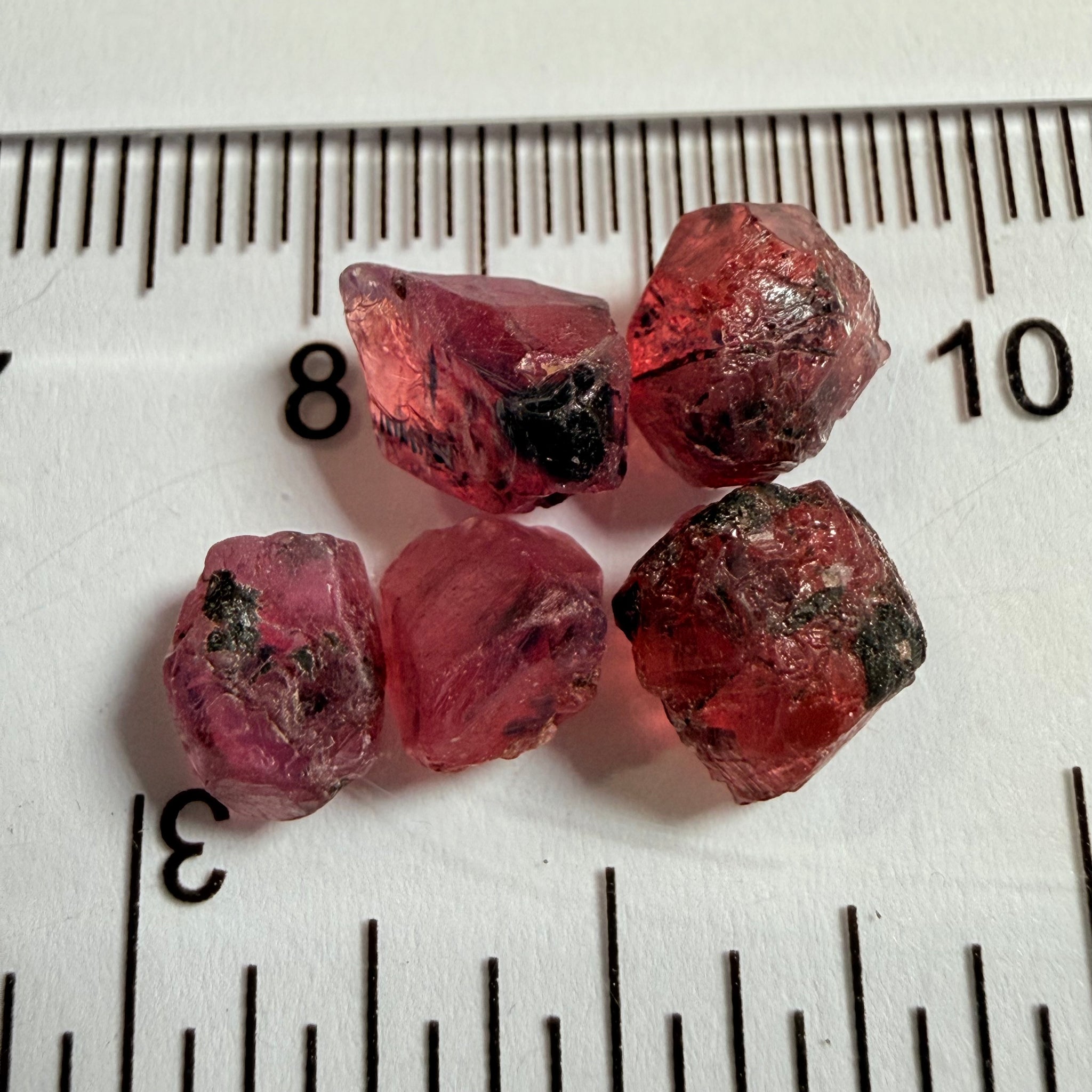 Winza Sapphire Lot, 12.24ct, Winza, Tanzania, Untreated Unheated. Too included to facet but set them in jewellery as is