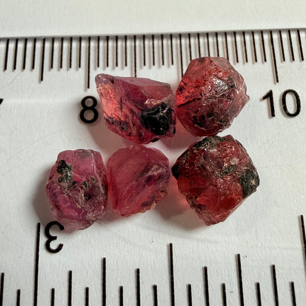 Winza Sapphire Lot, 12.24ct, Winza, Tanzania, Untreated Unheated. Too included to facet but set them in jewellery as is