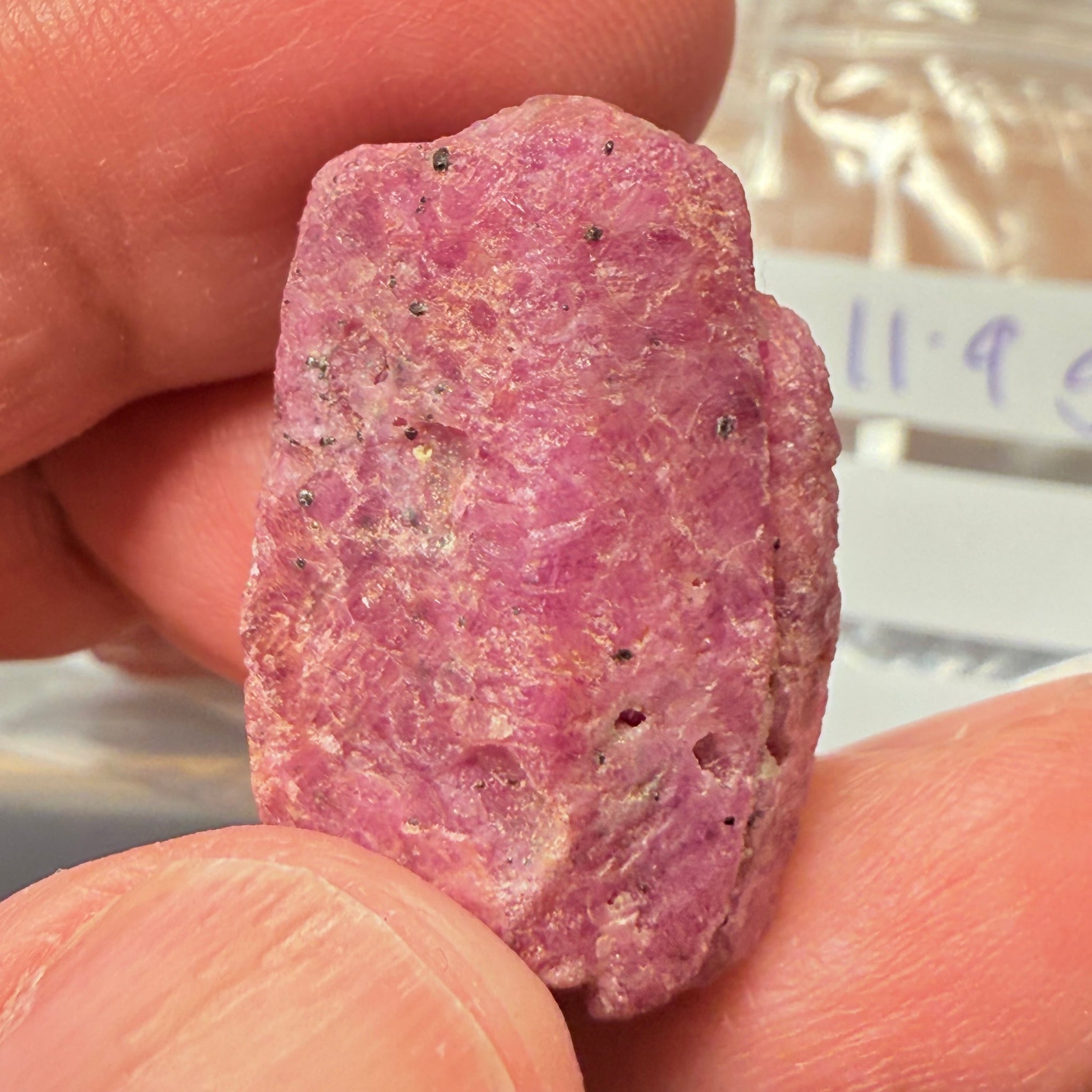 Sapphire Crystal, 11.90gm, Dodoma, Tanzania, Untreated Unheated