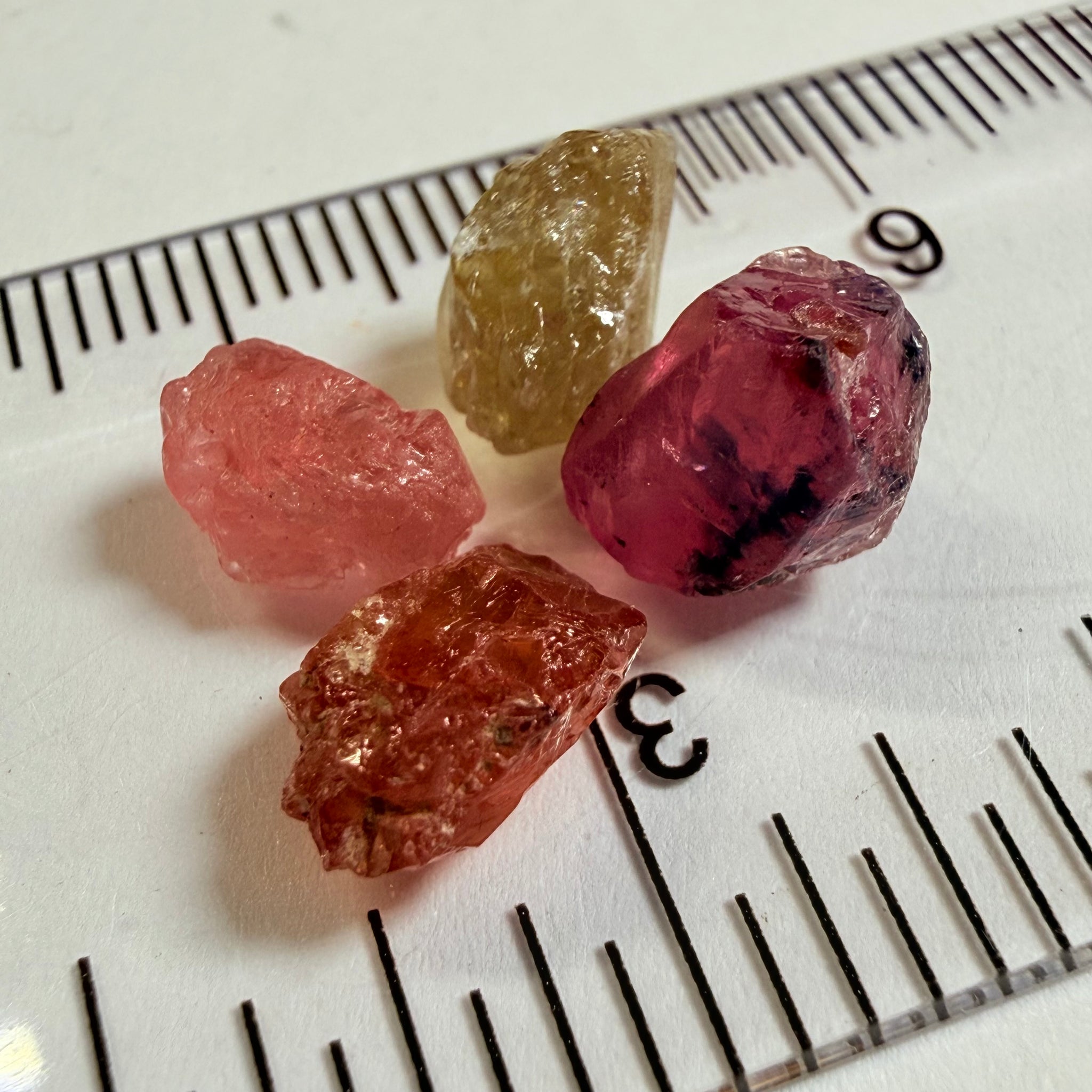 Winza and Umba Sapphire Lot, 11.34ct, Winza, Tanzania, Untreated Unheated. Too included to facet but set them in jewellery as is