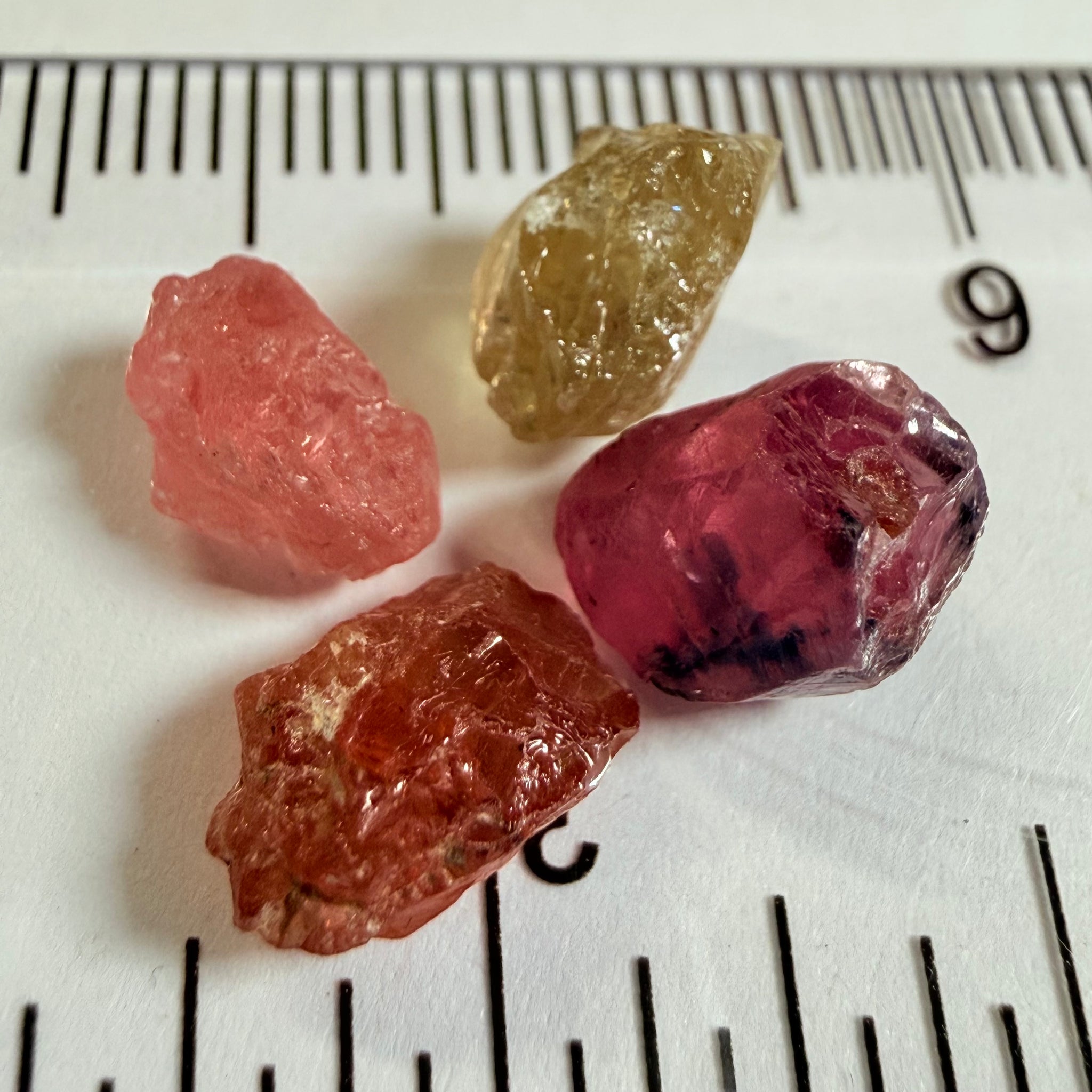 Winza and Umba Sapphire Lot, 11.34ct, Winza, Tanzania, Untreated Unheated. Too included to facet but set them in jewellery as is