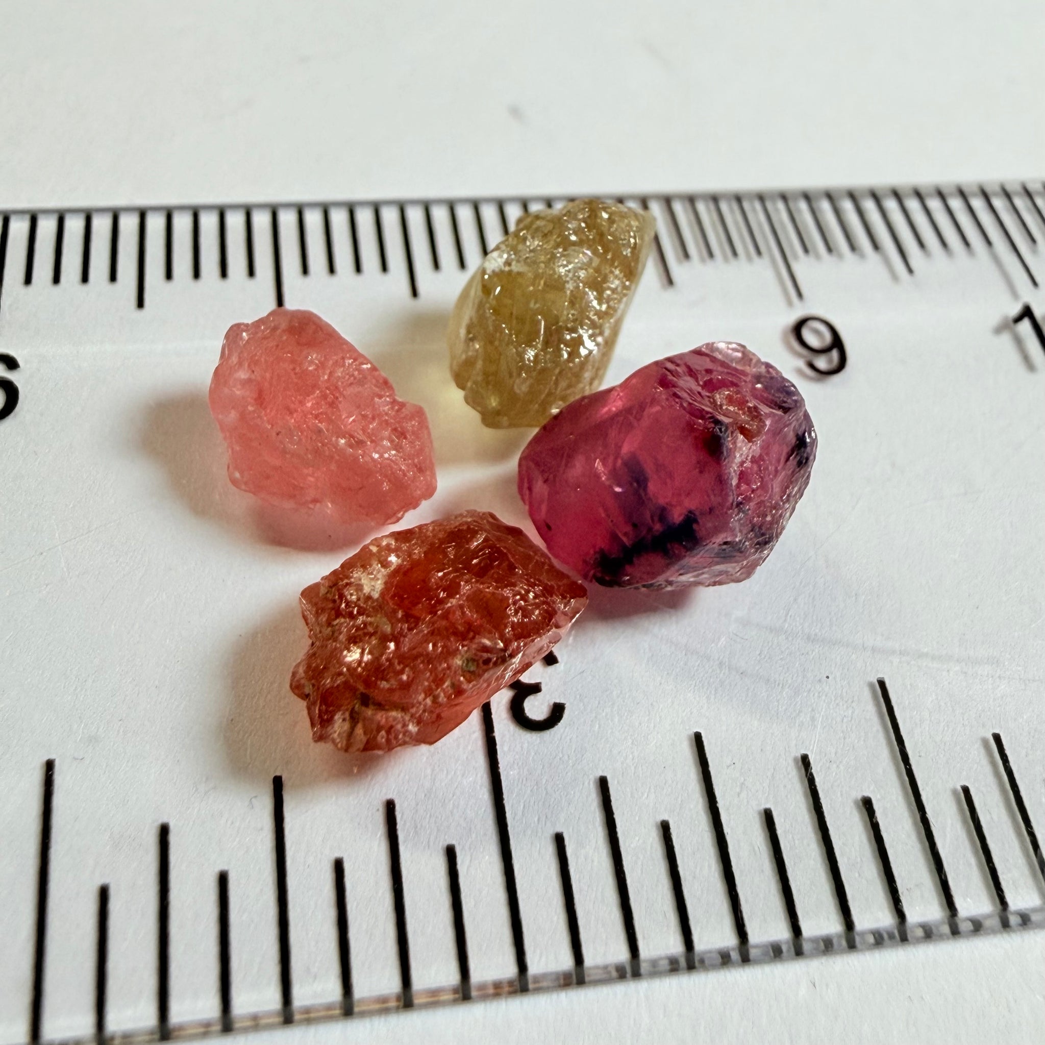 Winza and Umba Sapphire Lot, 11.34ct, Winza, Tanzania, Untreated Unheated. Too included to facet but set them in jewellery as is