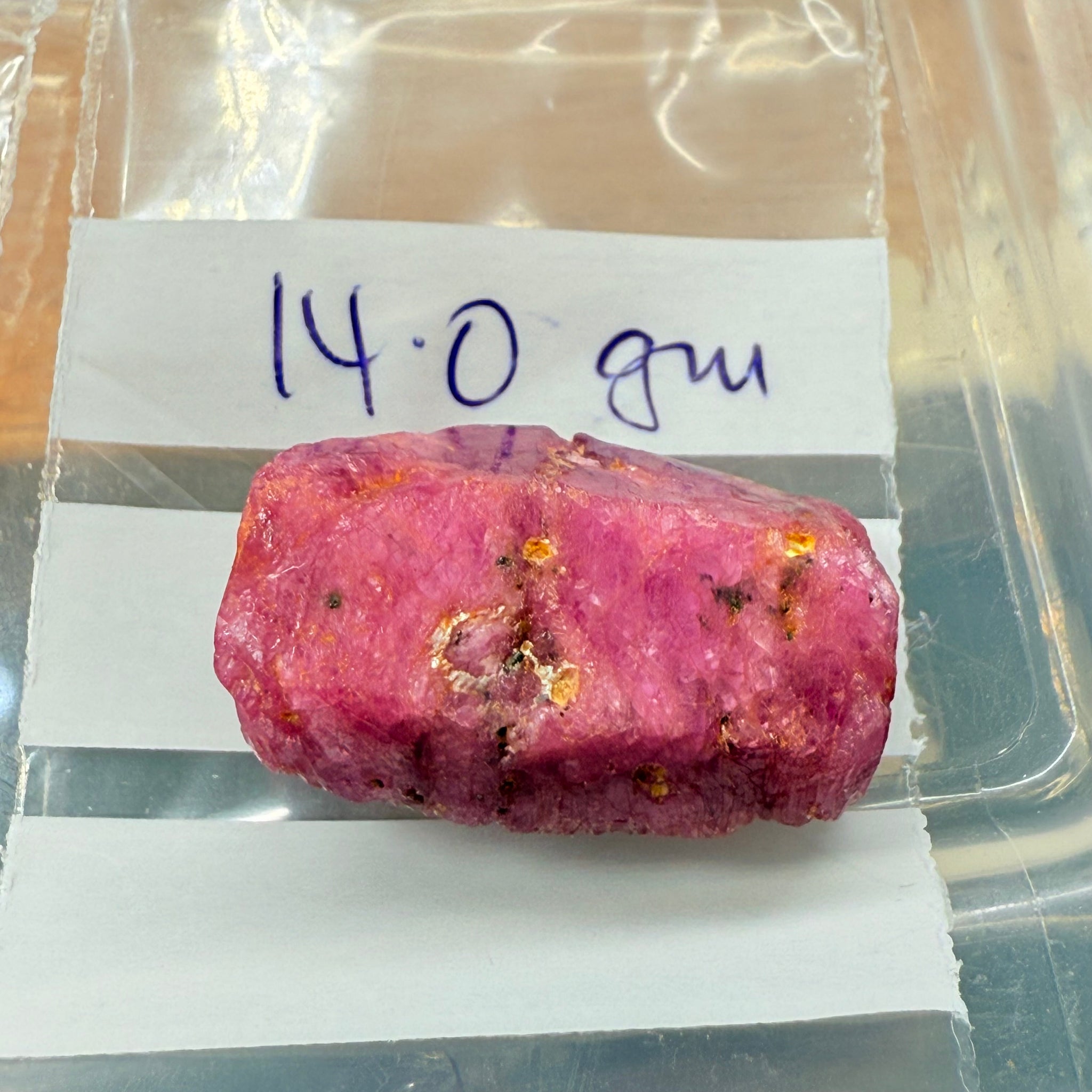 Sapphire Crystal, 14.00gm, Dodoma, Tanzania, Untreated Unheated