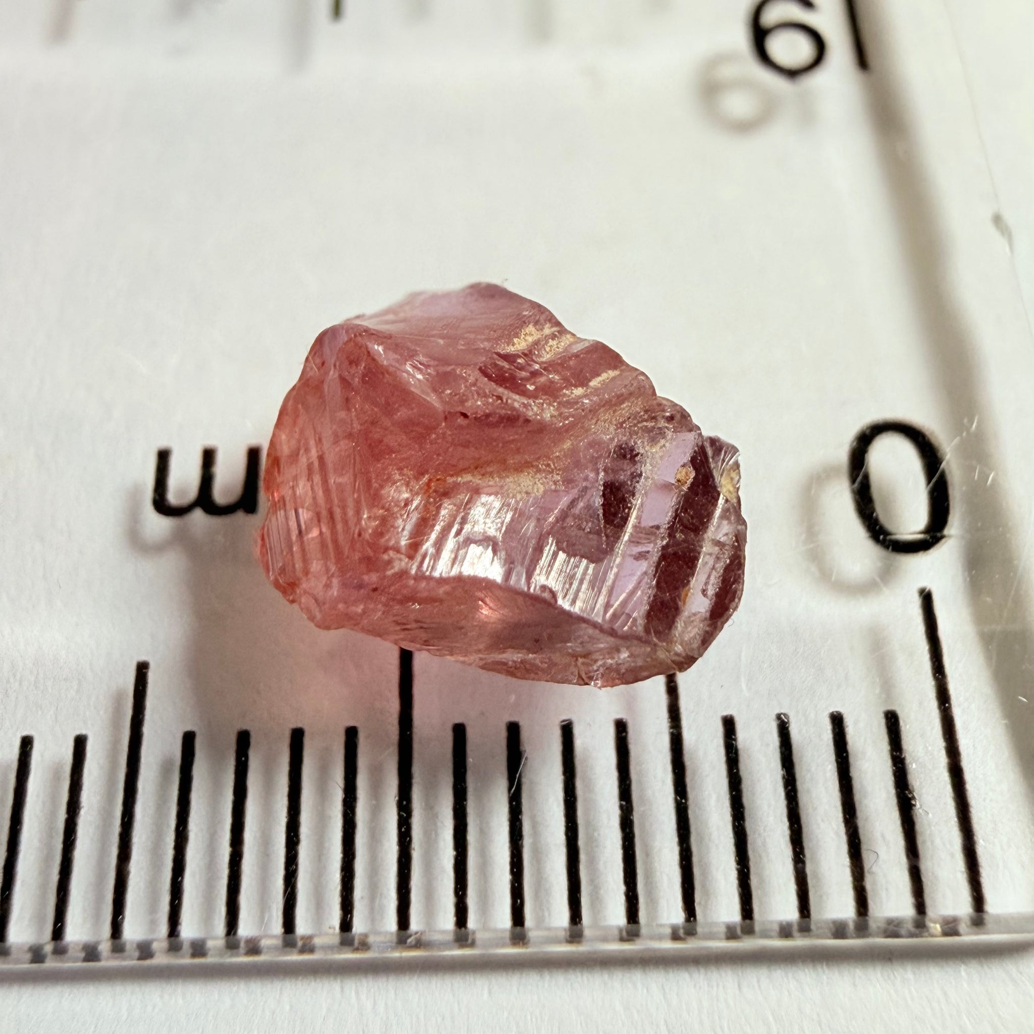 Winza Sapphire Crystal, 2.87ct, Winza, Tanzania, Untreated Unheated, flat stone, not for faceting, but great to set in jewellery as is