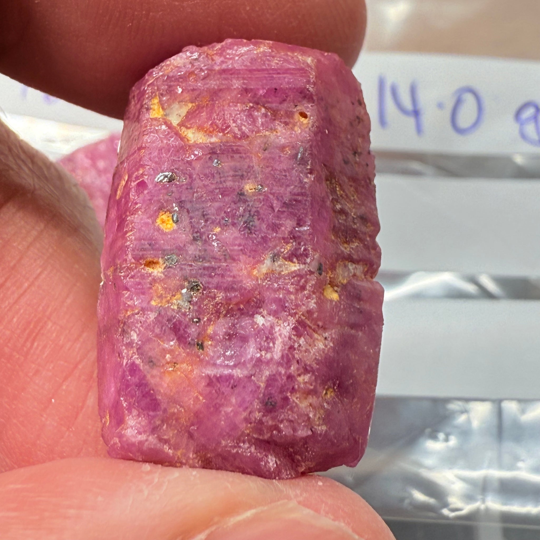 Sapphire Crystal, 14.00gm, Dodoma, Tanzania, Untreated Unheated