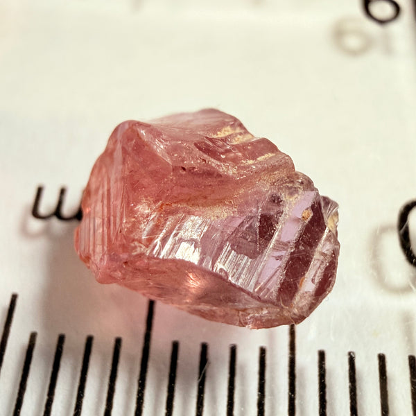 Winza Sapphire Crystal, 2.87ct, Winza, Tanzania, Untreated Unheated, flat stone, not for faceting, but great to set in jewellery as is