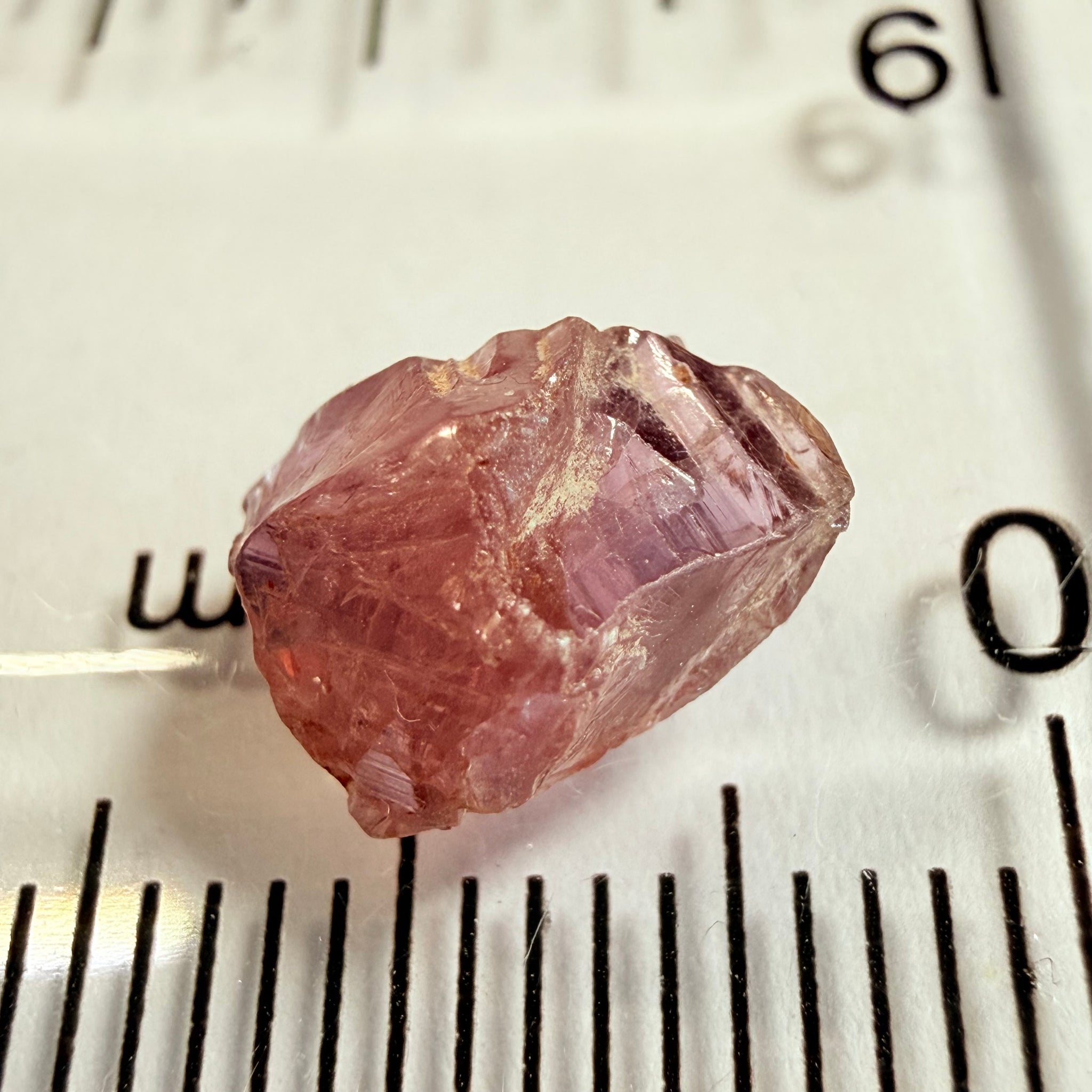 Winza Sapphire Crystal, 2.87ct, Winza, Tanzania, Untreated Unheated, flat stone, not for faceting, but great to set in jewellery as is