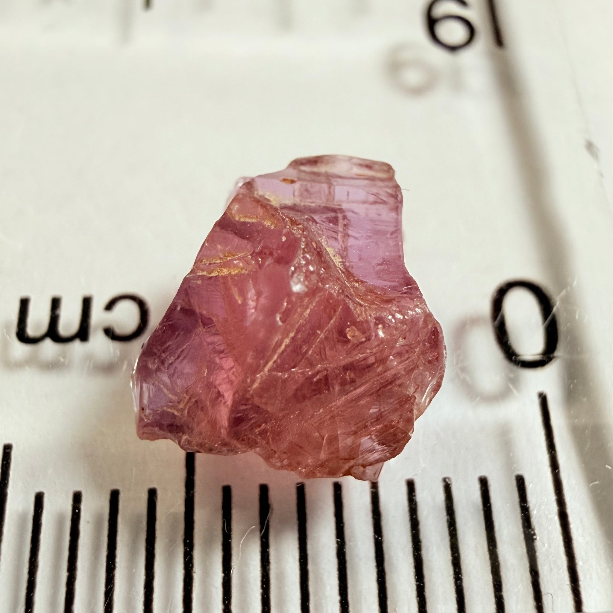 Winza Sapphire Crystal, 2.87ct, Winza, Tanzania, Untreated Unheated, flat stone, not for faceting, but great to set in jewellery as is