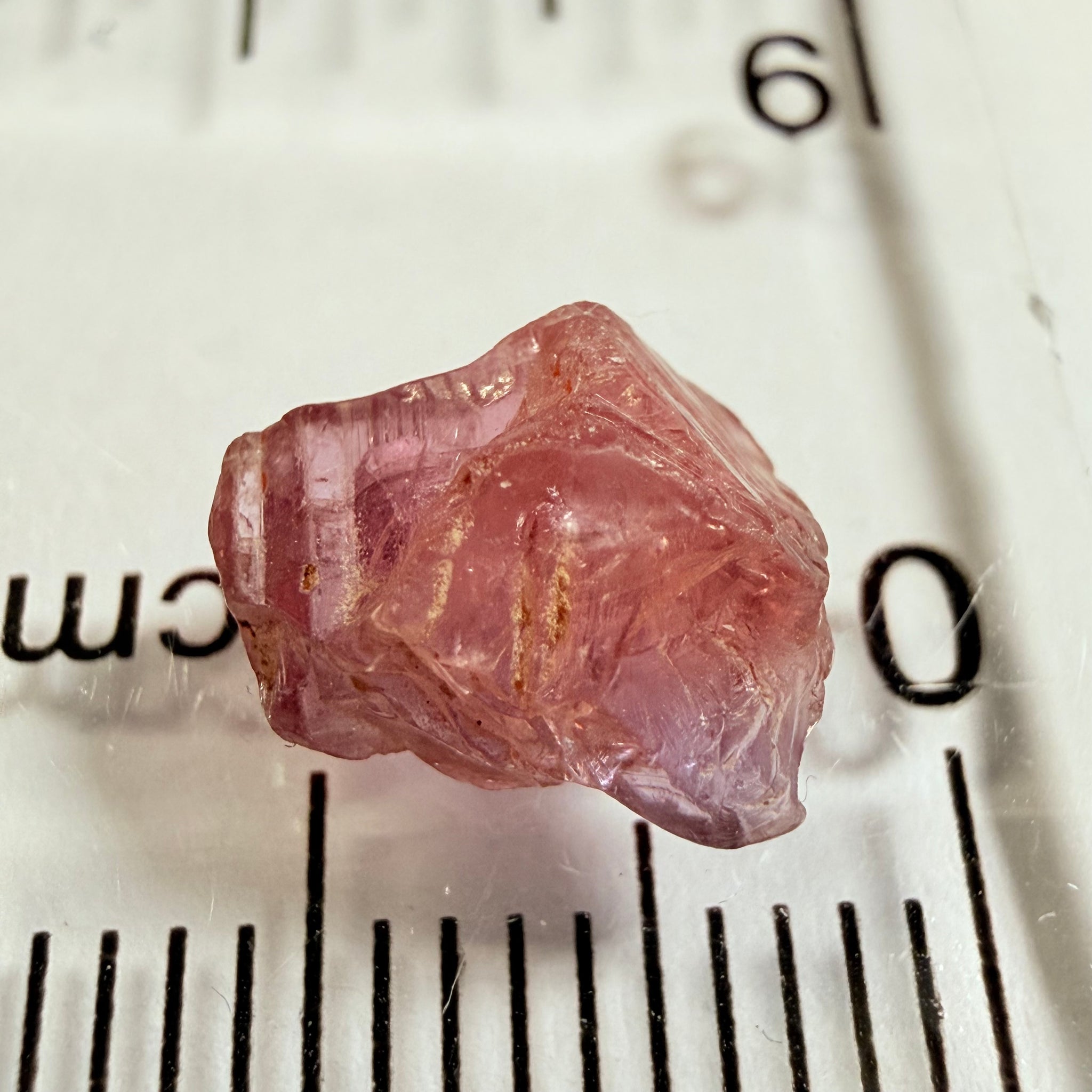Winza Sapphire Crystal, 2.87ct, Winza, Tanzania, Untreated Unheated, flat stone, not for faceting, but great to set in jewellery as is