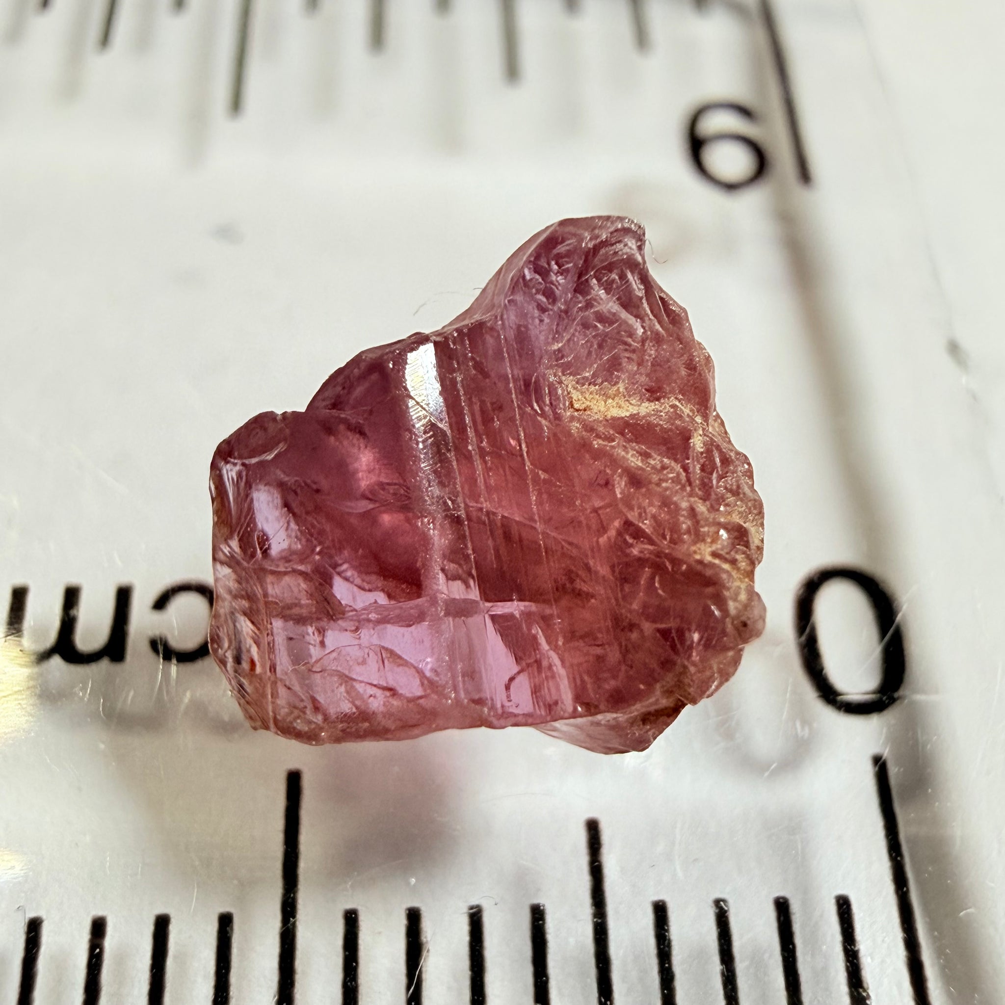 Winza Sapphire Crystal, 2.87ct, Winza, Tanzania, Untreated Unheated, flat stone, not for faceting, but great to set in jewellery as is