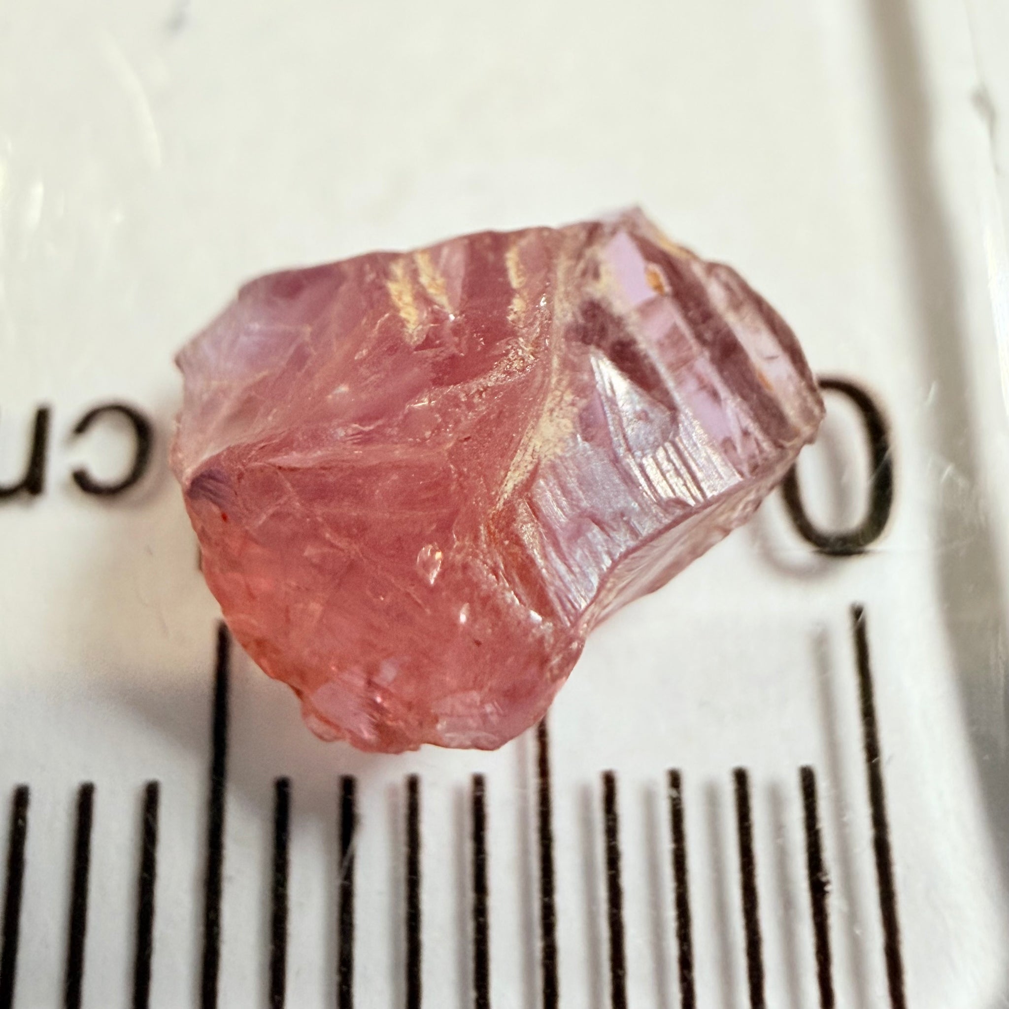 Winza Sapphire Crystal, 2.87ct, Winza, Tanzania, Untreated Unheated, flat stone, not for faceting, but great to set in jewellery as is