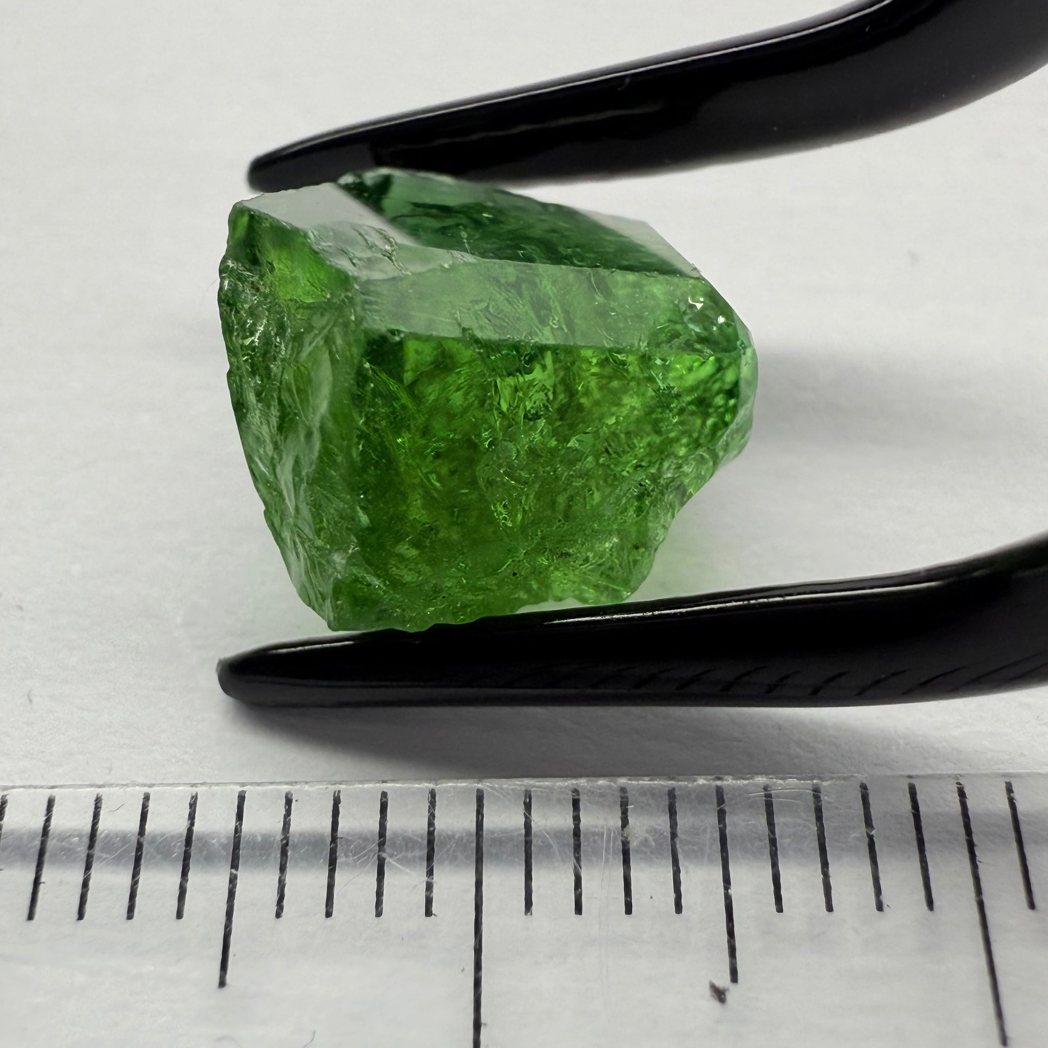 Chrome Tourmaline Crystal, 6.83ct, Laletema hills, Tanzania, Untreated Unheated, specimen grade only not for faceting, set it as is into jewellery