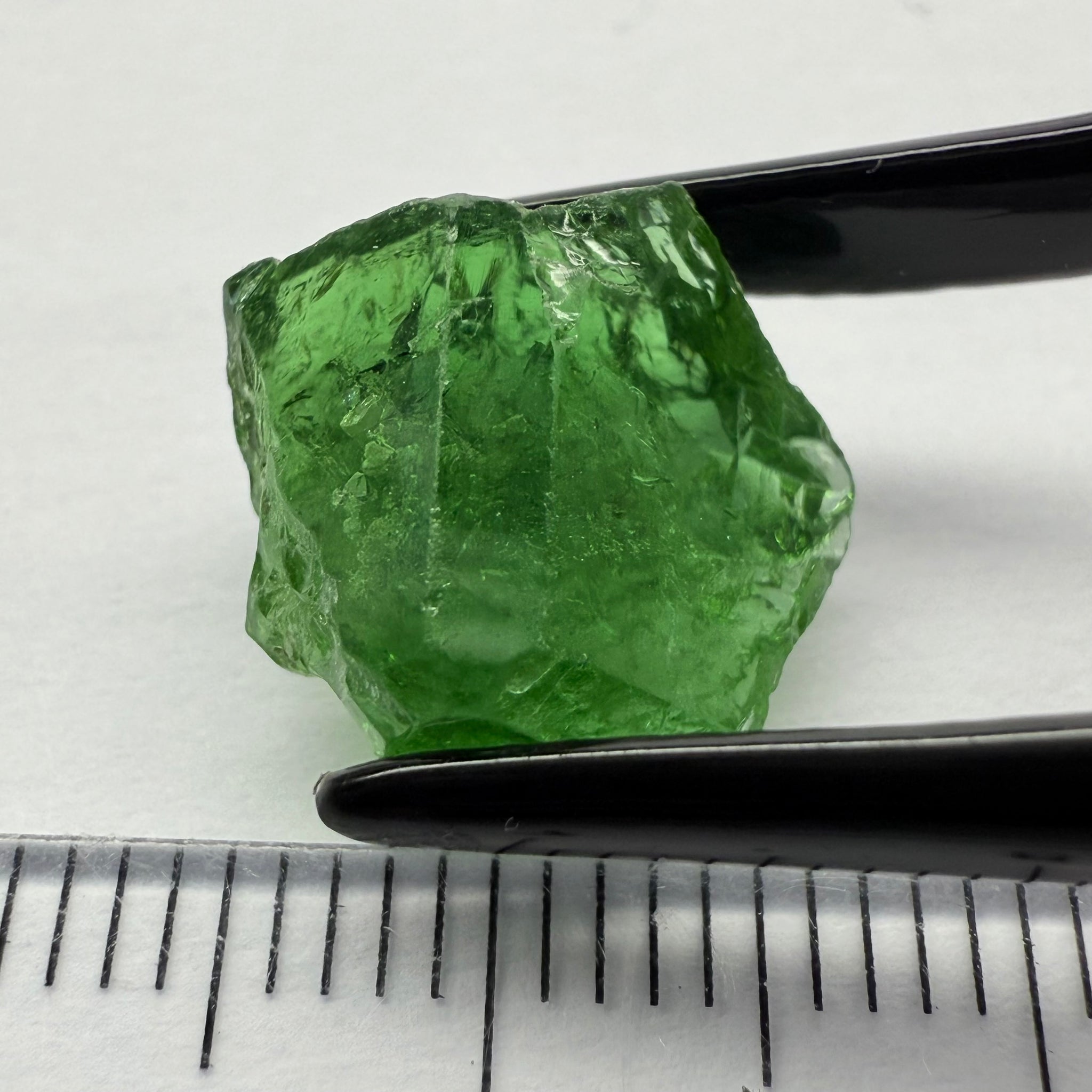 Chrome Tourmaline Crystal, 6.83ct, Laletema hills, Tanzania, Untreated Unheated, specimen grade only not for faceting, set it as is into jewellery