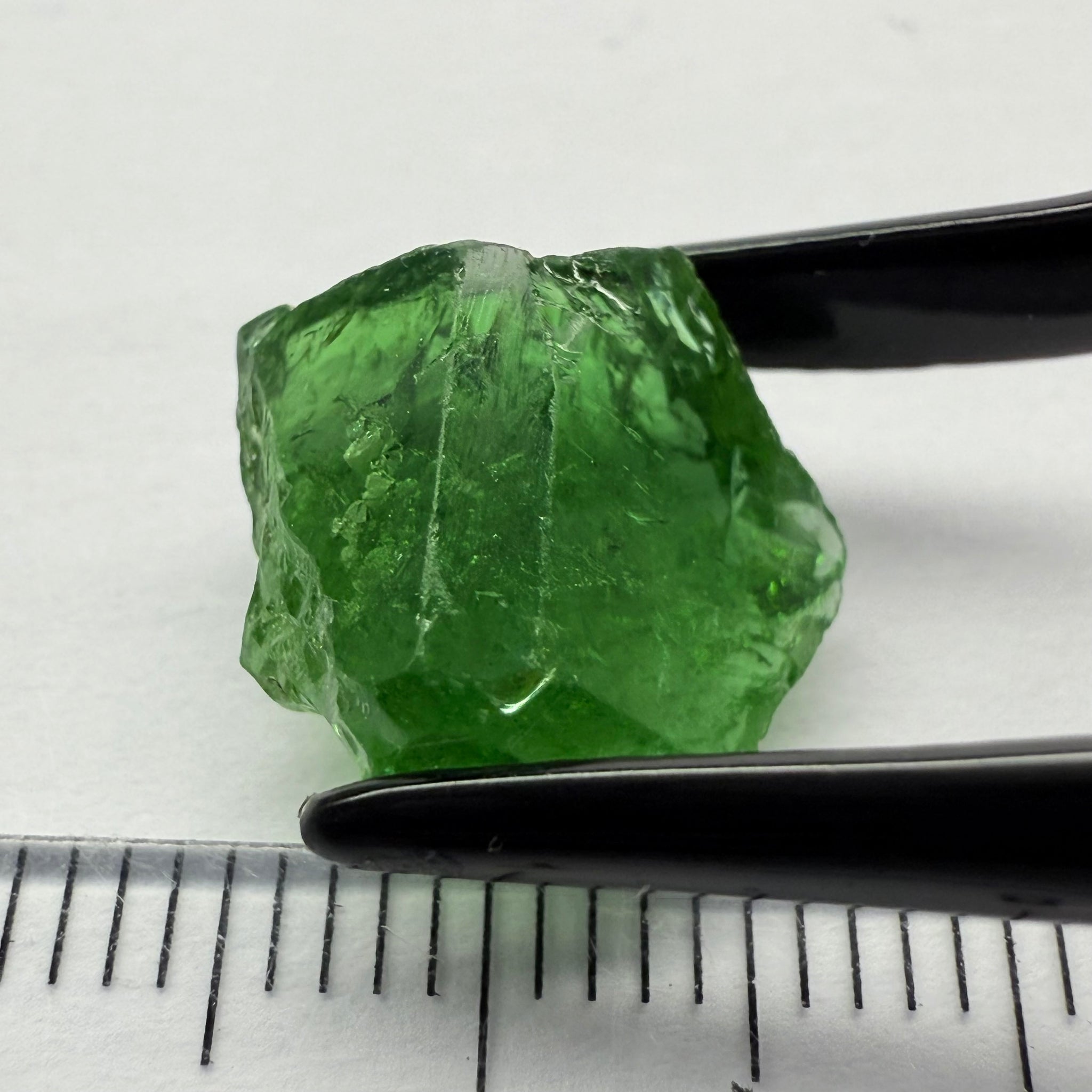 Chrome Tourmaline Crystal, 6.83ct, Laletema hills, Tanzania, Untreated Unheated, specimen grade only not for faceting, set it as is into jewellery