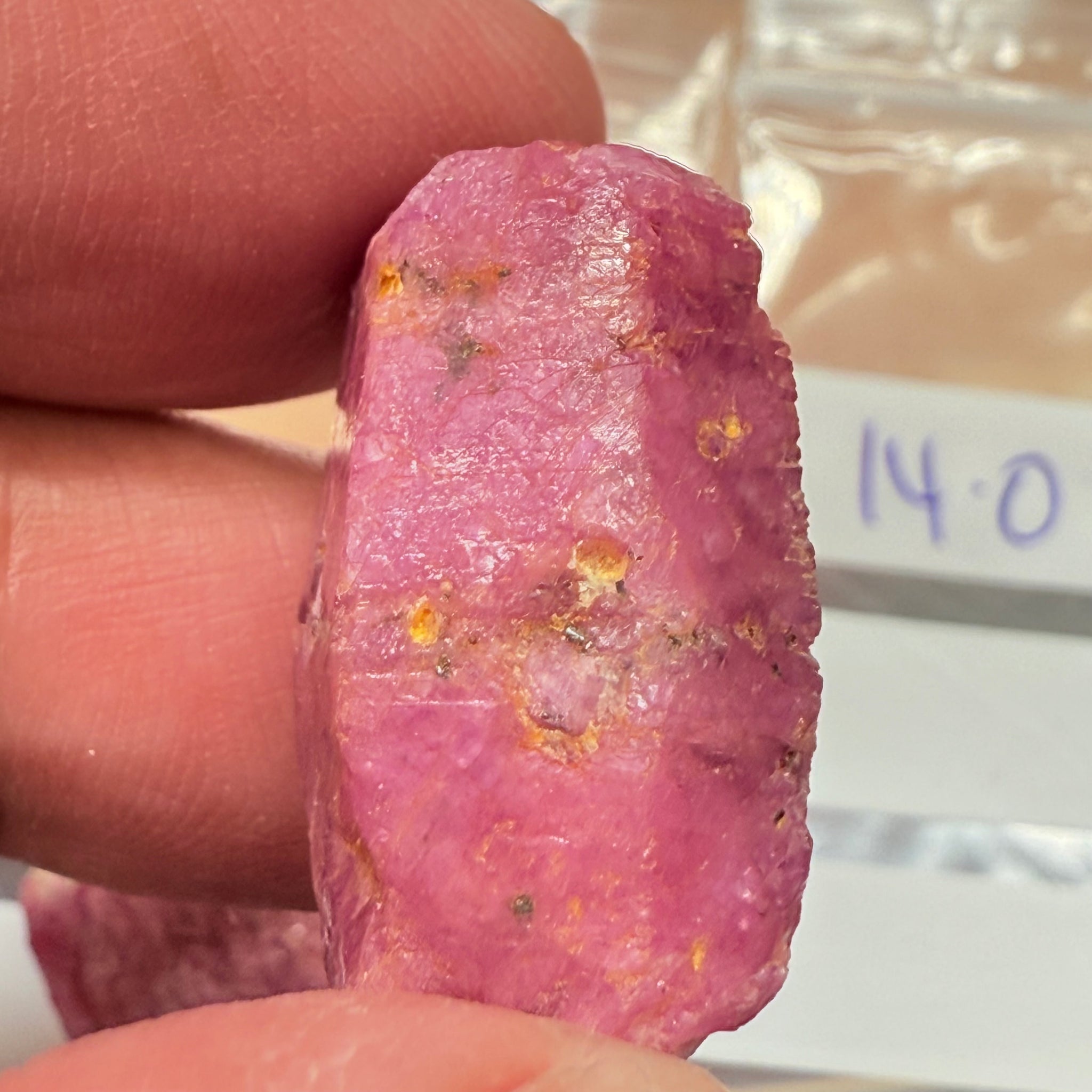 Sapphire Crystal, 14.00gm, Dodoma, Tanzania, Untreated Unheated