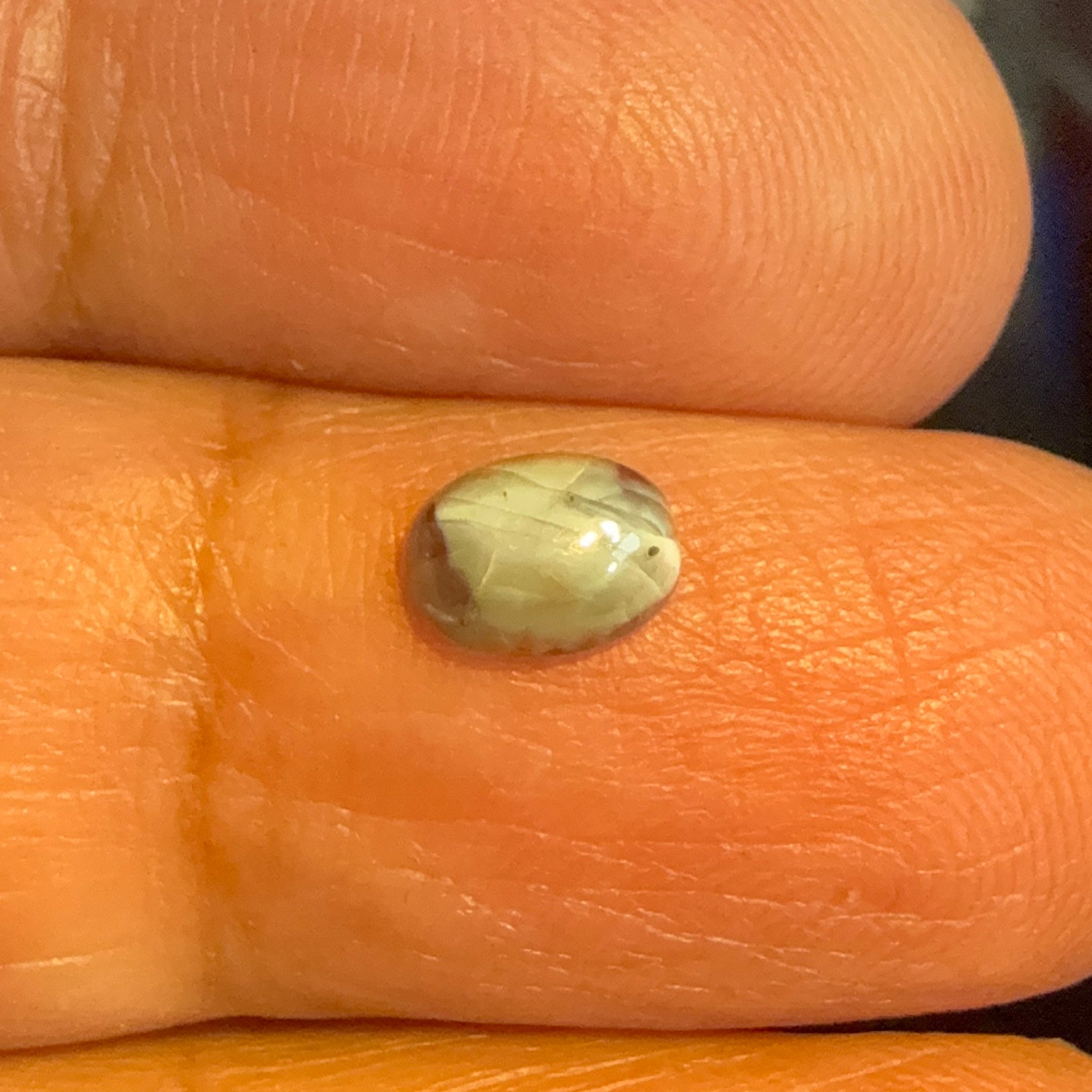 Cats-Eye Alexandrite (very slight partial cats-eye effect), 0.94ct, Manyara, Tanzania, Untreated Unheated