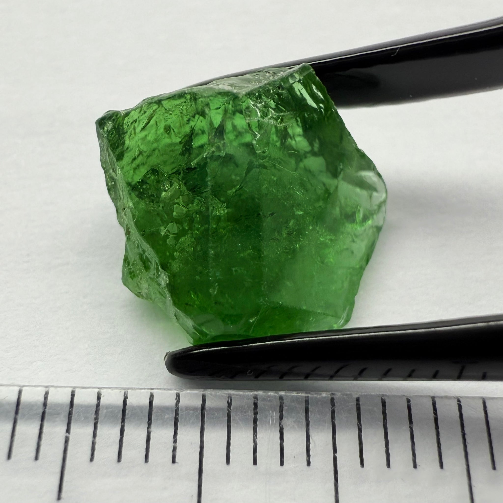 Chrome Tourmaline Crystal, 6.83ct, Laletema hills, Tanzania, Untreated Unheated, specimen grade only not for faceting, set it as is into jewellery