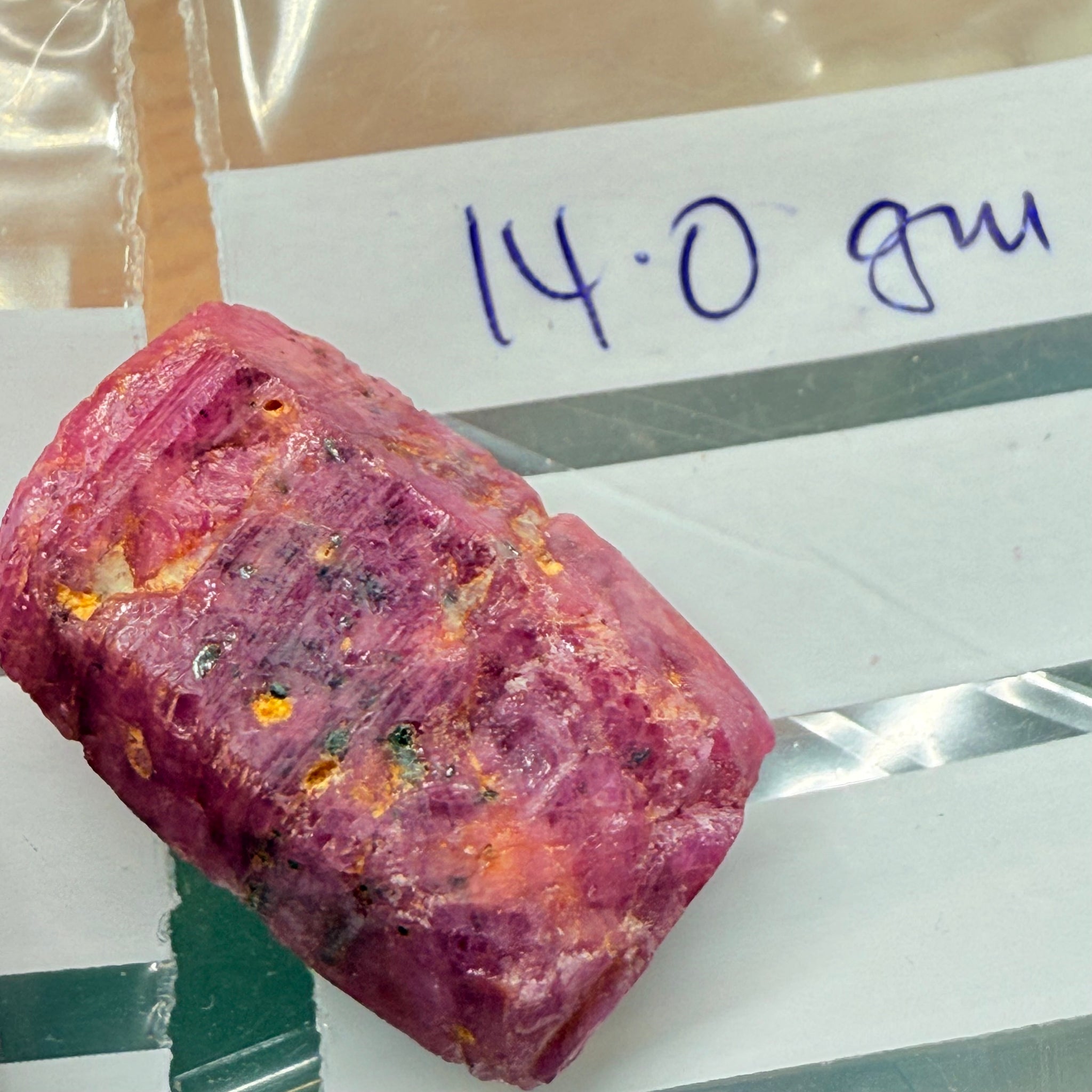 Sapphire Crystal, 14.00gm, Dodoma, Tanzania, Untreated Unheated