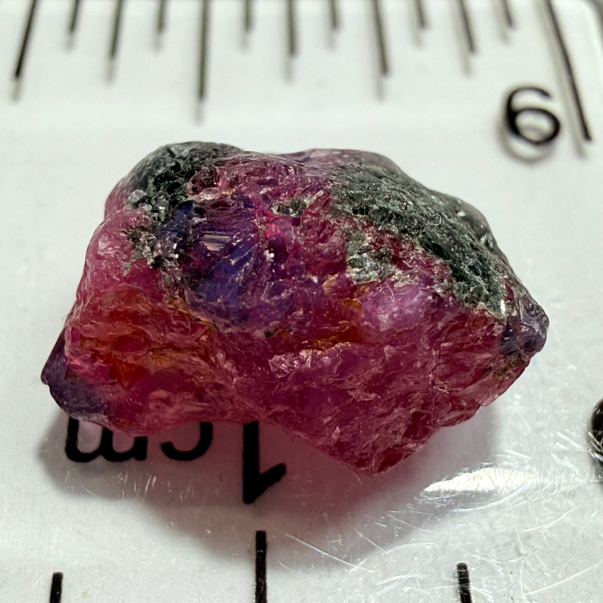 Winza Sapphire, 6.20ct, Winza, Tanzania, Untreated Unheated, facetable portions, see backlit pics