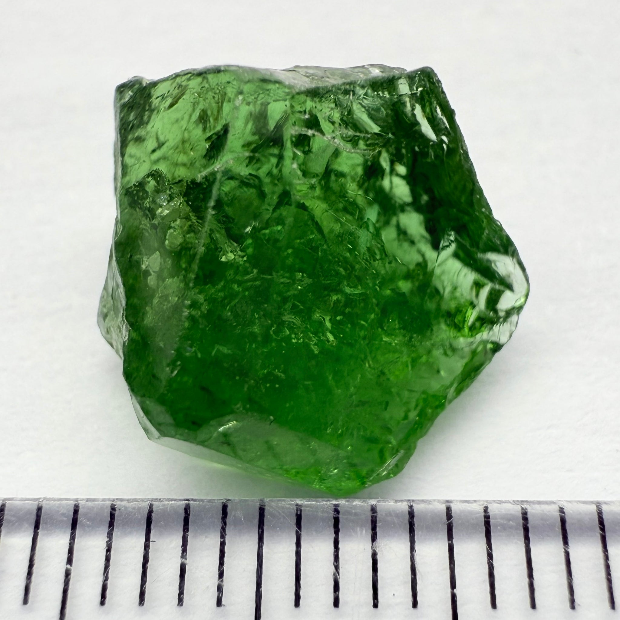 Chrome Tourmaline Crystal, 6.83ct, Laletema hills, Tanzania, Untreated Unheated, specimen grade only not for faceting, set it as is into jewellery