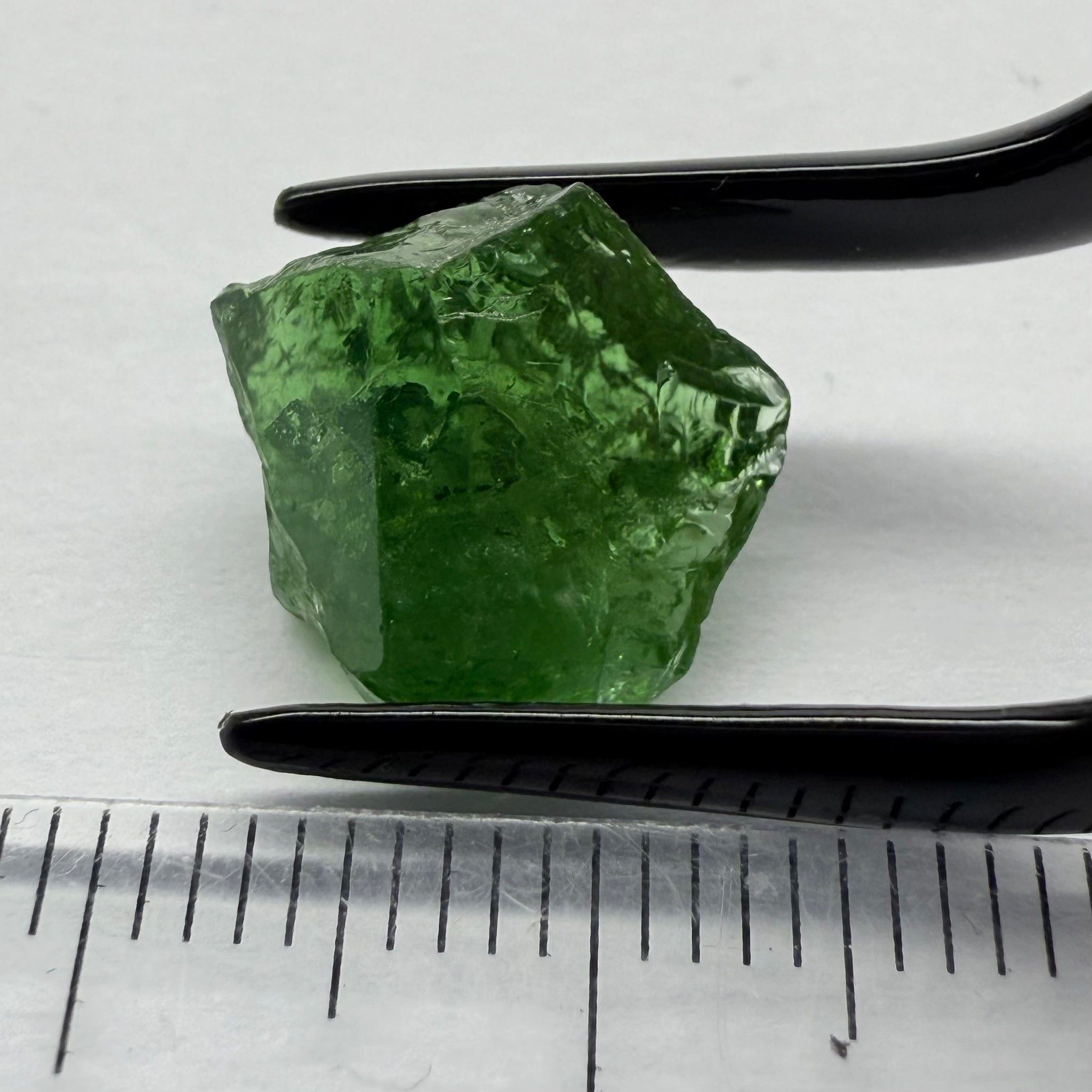 Chrome Tourmaline Crystal, 6.83ct, Laletema hills, Tanzania, Untreated Unheated, specimen grade only not for faceting, set it as is into jewellery