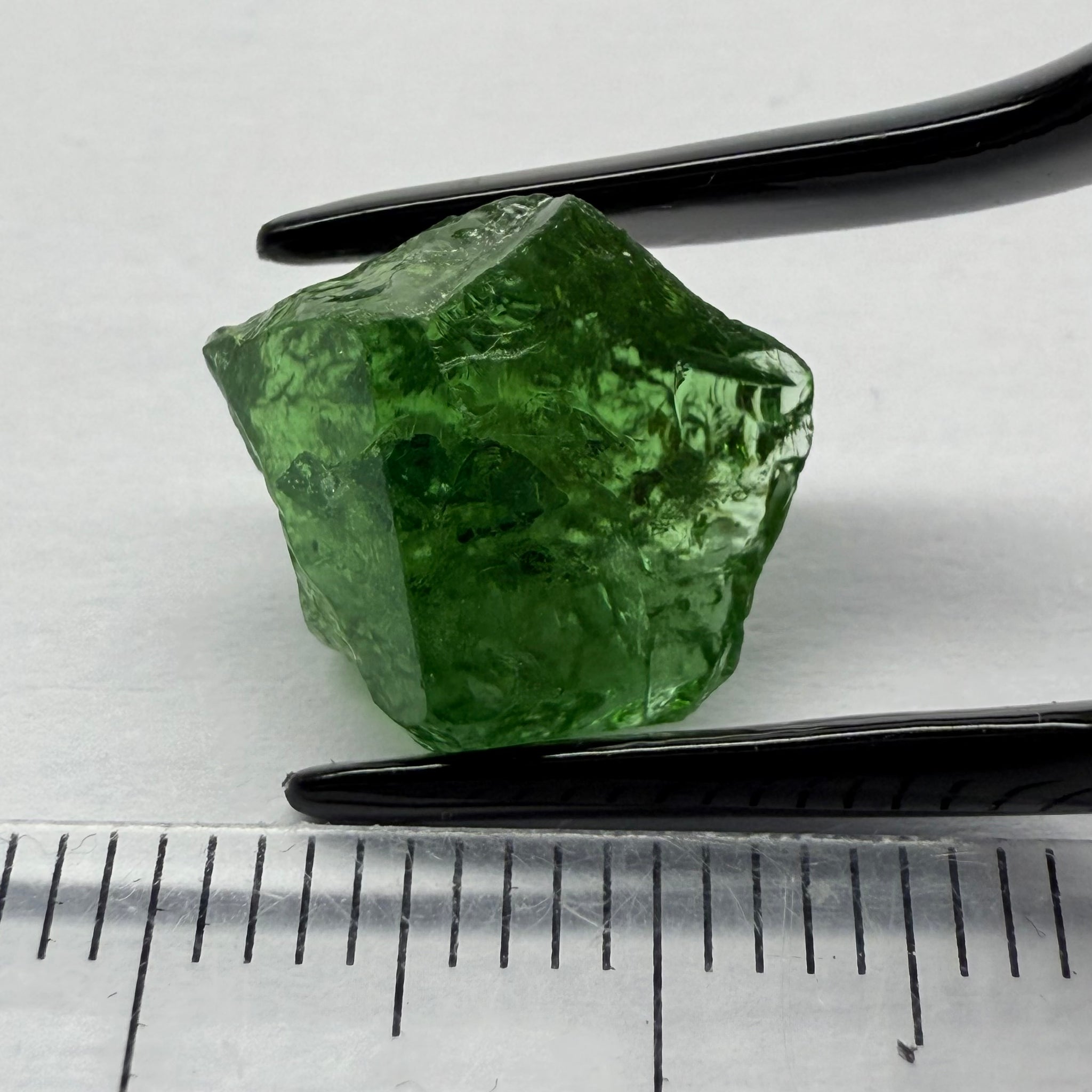 Chrome Tourmaline Crystal, 6.83ct, Laletema hills, Tanzania, Untreated Unheated, specimen grade only not for faceting, set it as is into jewellery