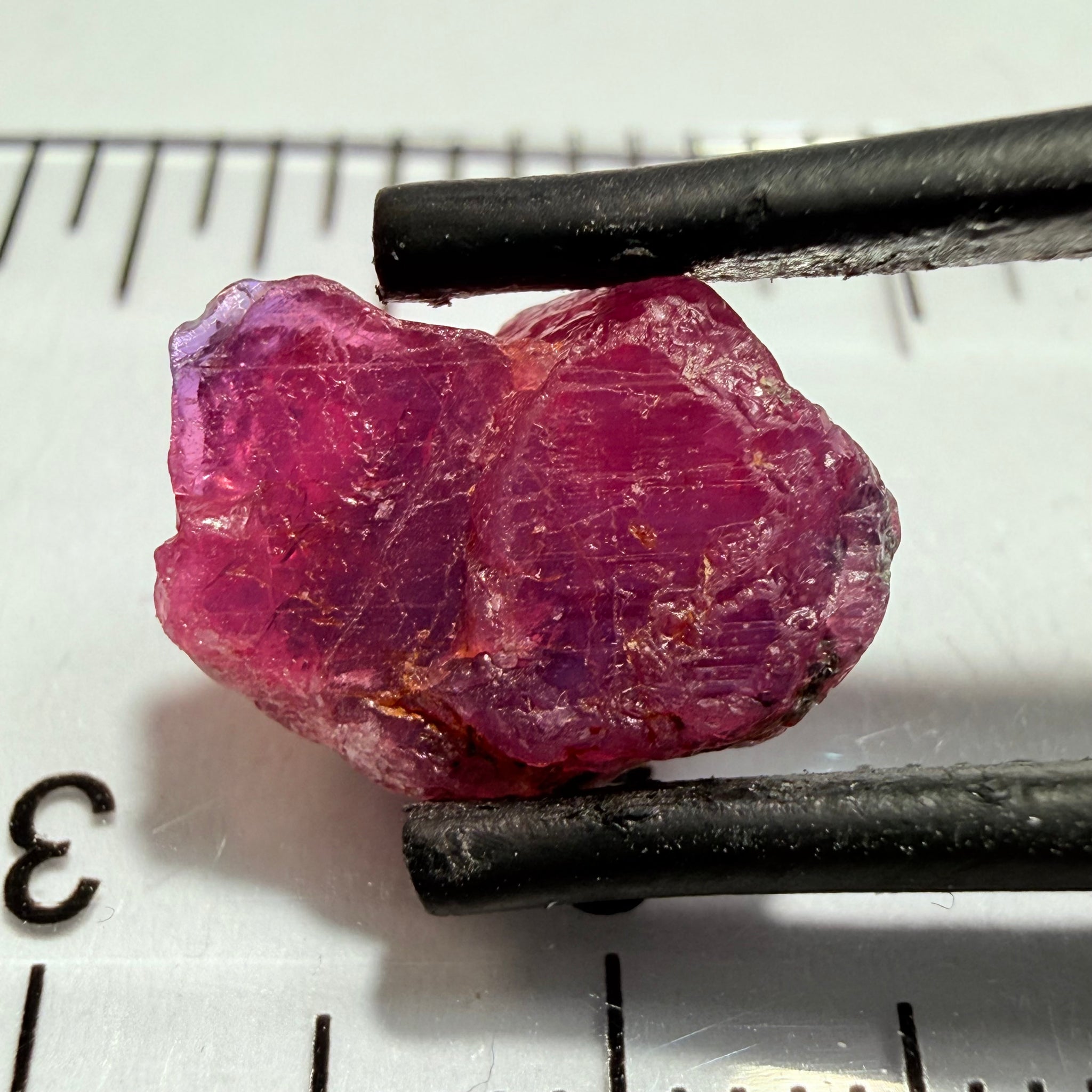 Winza Sapphire, 6.20ct, Winza, Tanzania, Untreated Unheated, facetable portions, see backlit pics