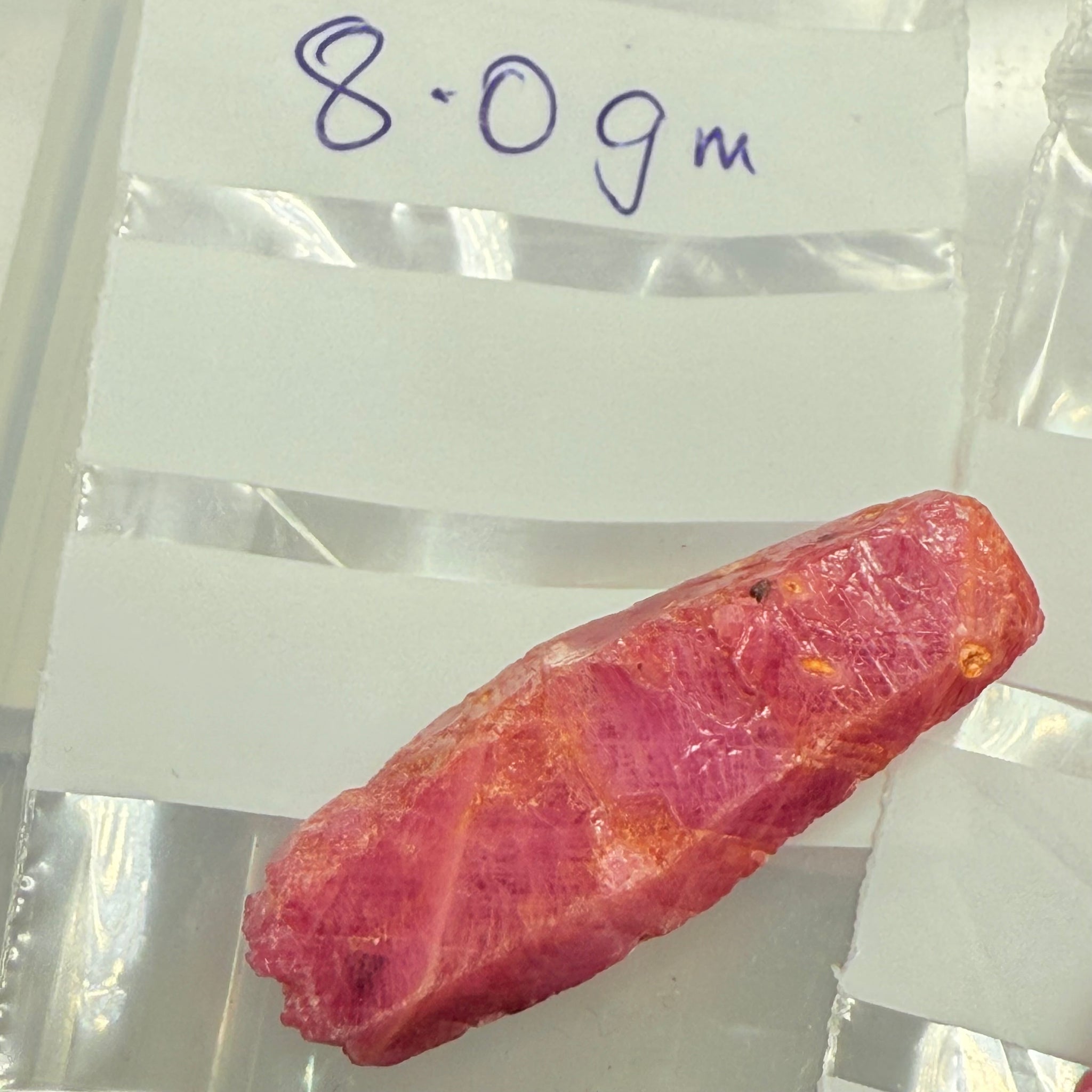 Sapphire Crystal, 8.00gm, Dodoma, Tanzania, Untreated Unheated