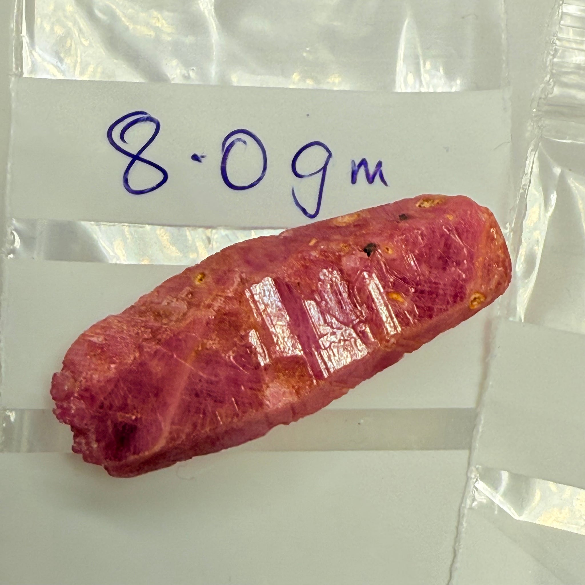 Sapphire Crystal, 8.00gm, Dodoma, Tanzania, Untreated Unheated