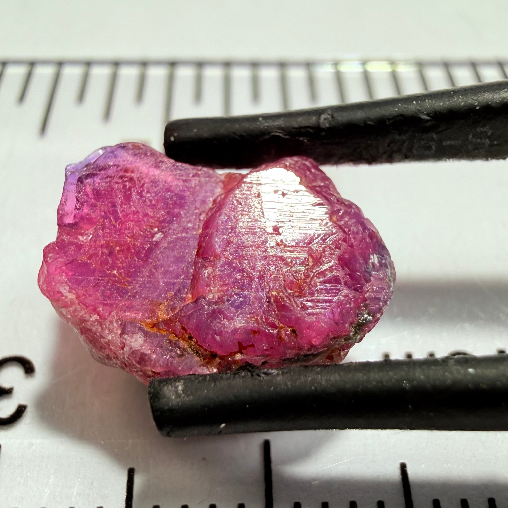 Winza Sapphire, 6.20ct, Winza, Tanzania, Untreated Unheated, facetable portions, see backlit pics