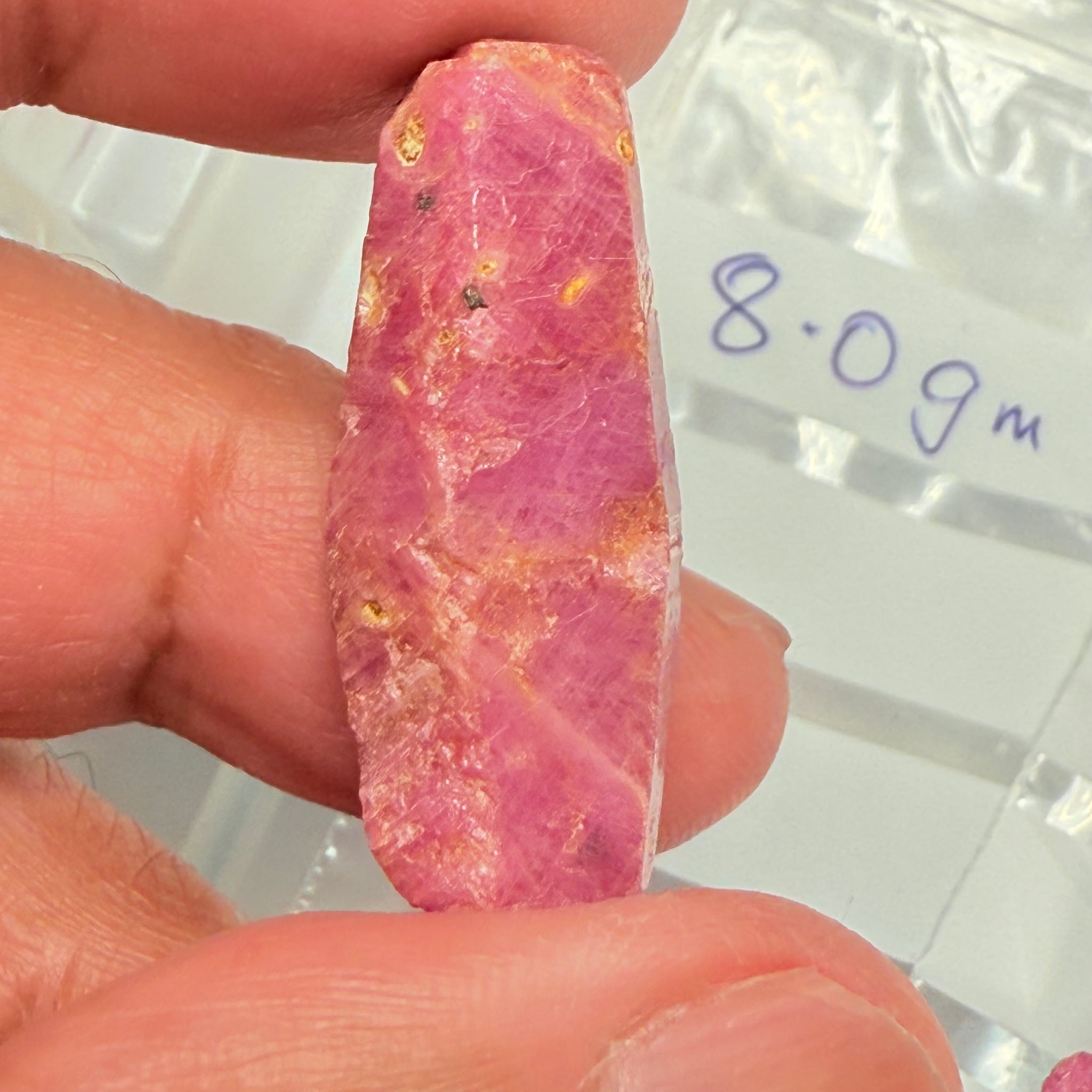 Sapphire Crystal, 8.00gm, Dodoma, Tanzania, Untreated Unheated