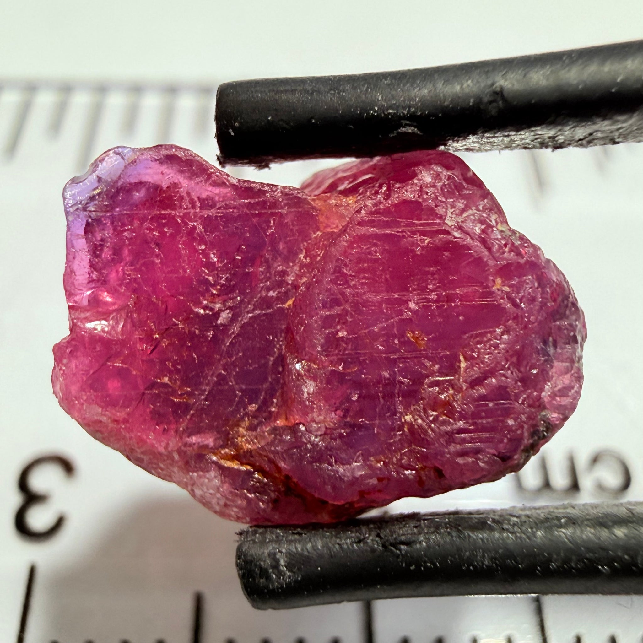 Winza Sapphire, 6.20ct, Winza, Tanzania, Untreated Unheated, facetable portions, see backlit pics
