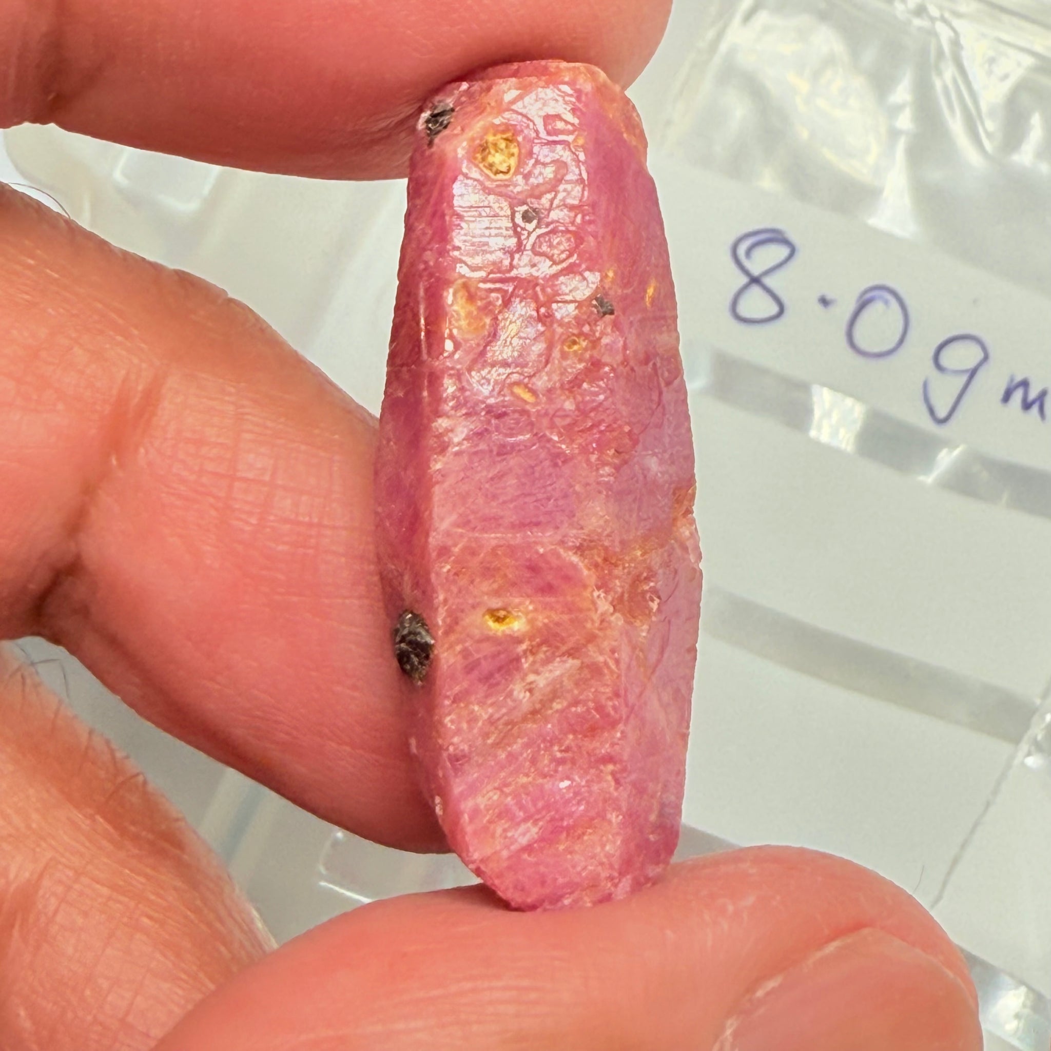 Sapphire Crystal, 8.00gm, Dodoma, Tanzania, Untreated Unheated