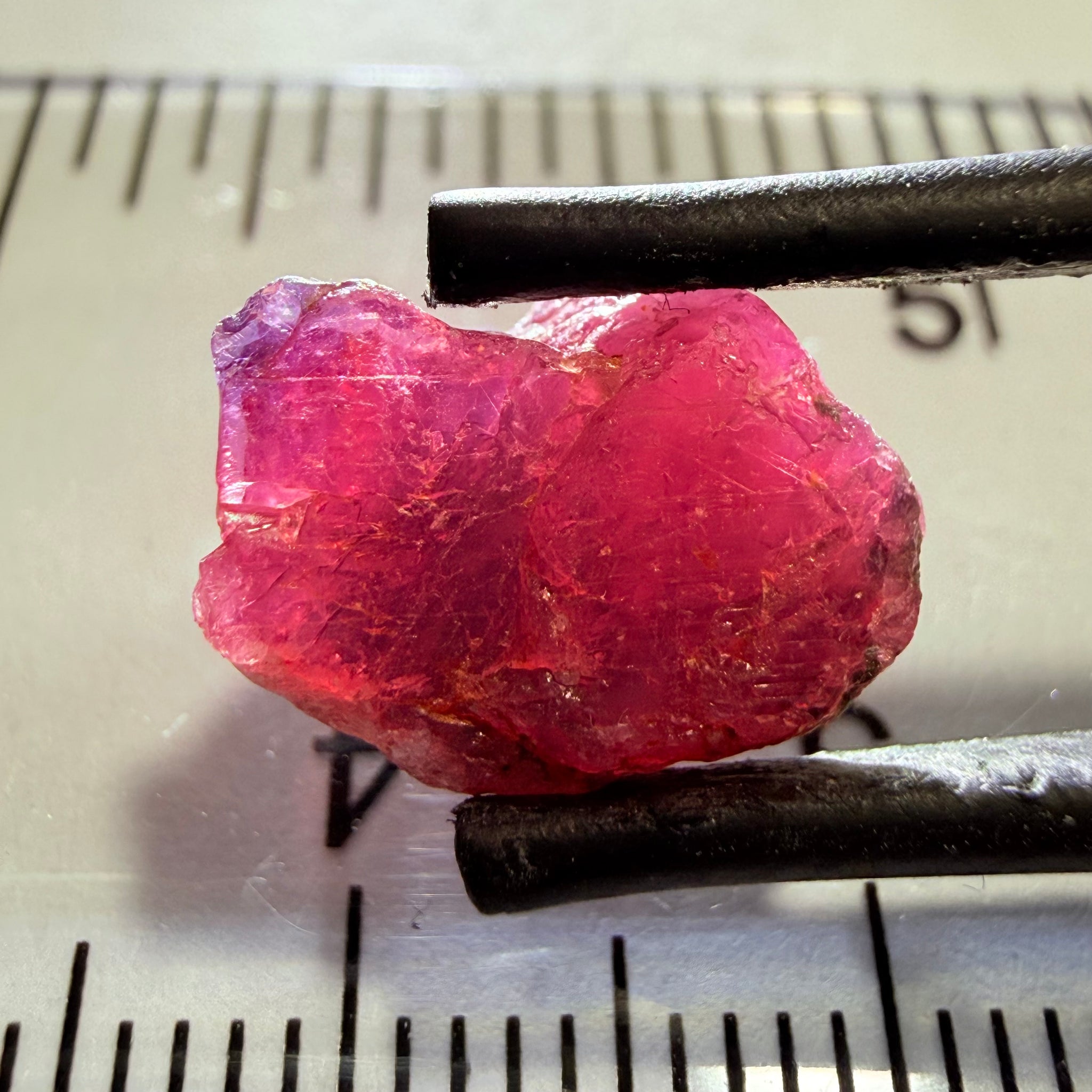 Winza Sapphire, 6.20ct, Winza, Tanzania, Untreated Unheated, facetable portions, see backlit pics