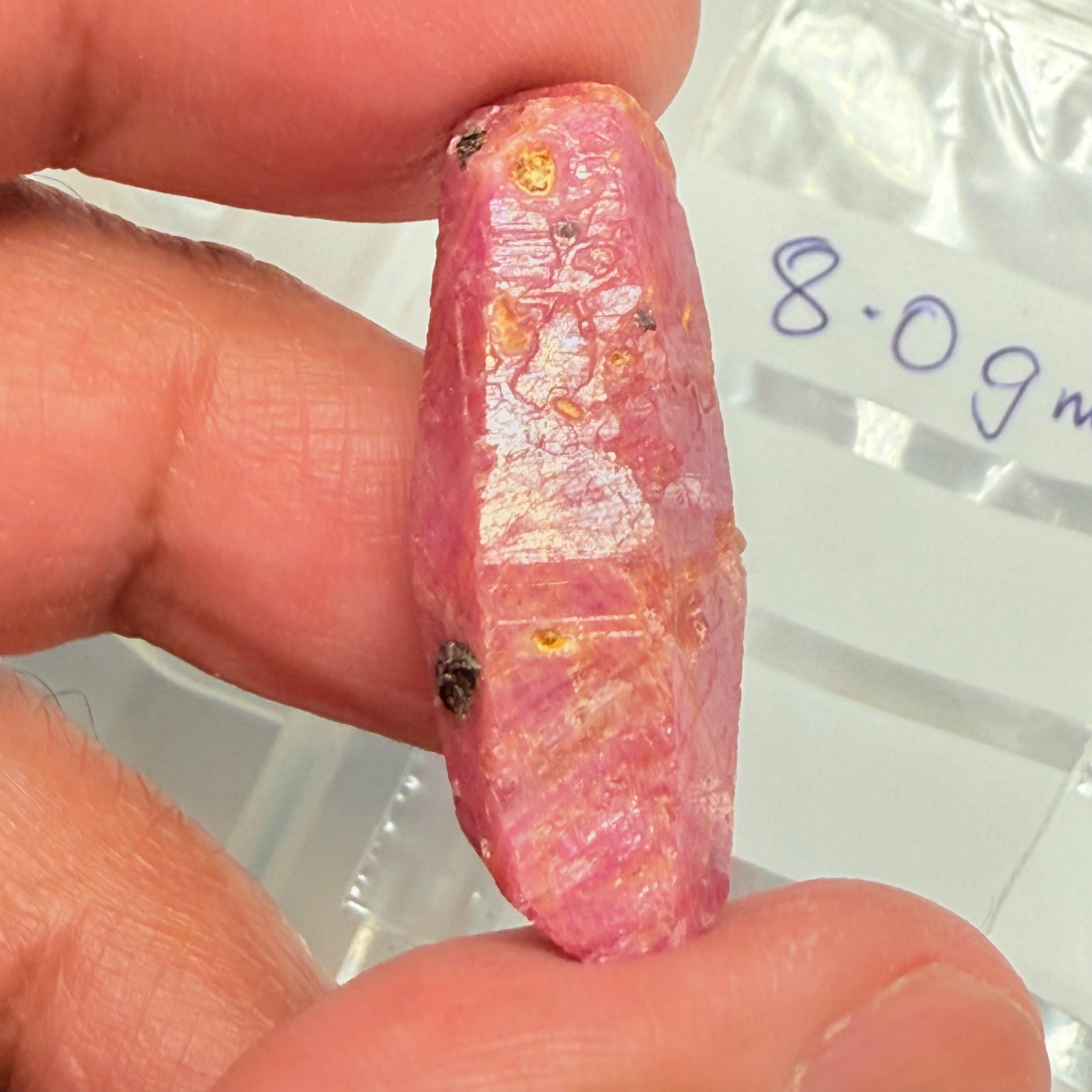 Sapphire Crystal, 8.00gm, Dodoma, Tanzania, Untreated Unheated