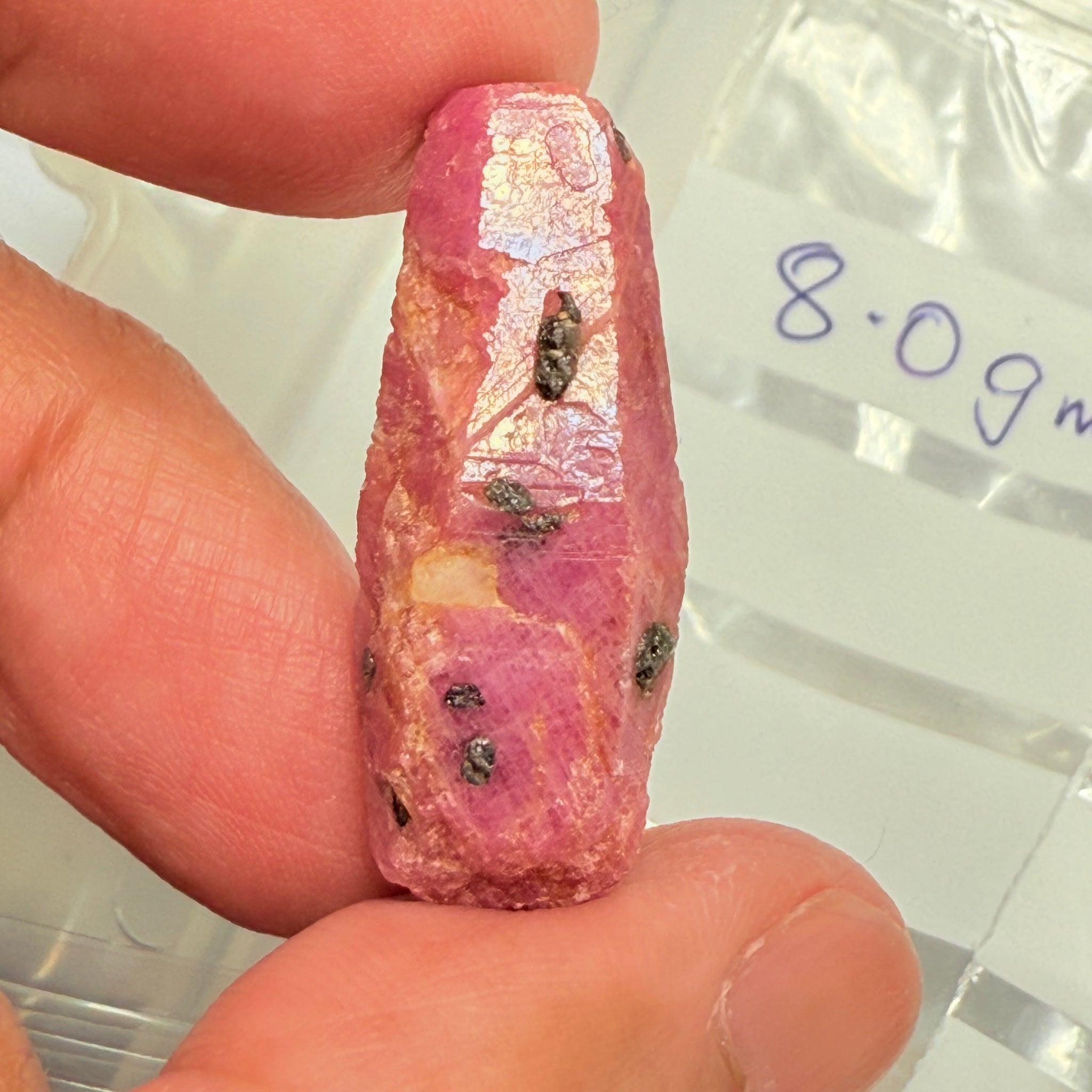 Sapphire Crystal, 8.00gm, Dodoma, Tanzania, Untreated Unheated