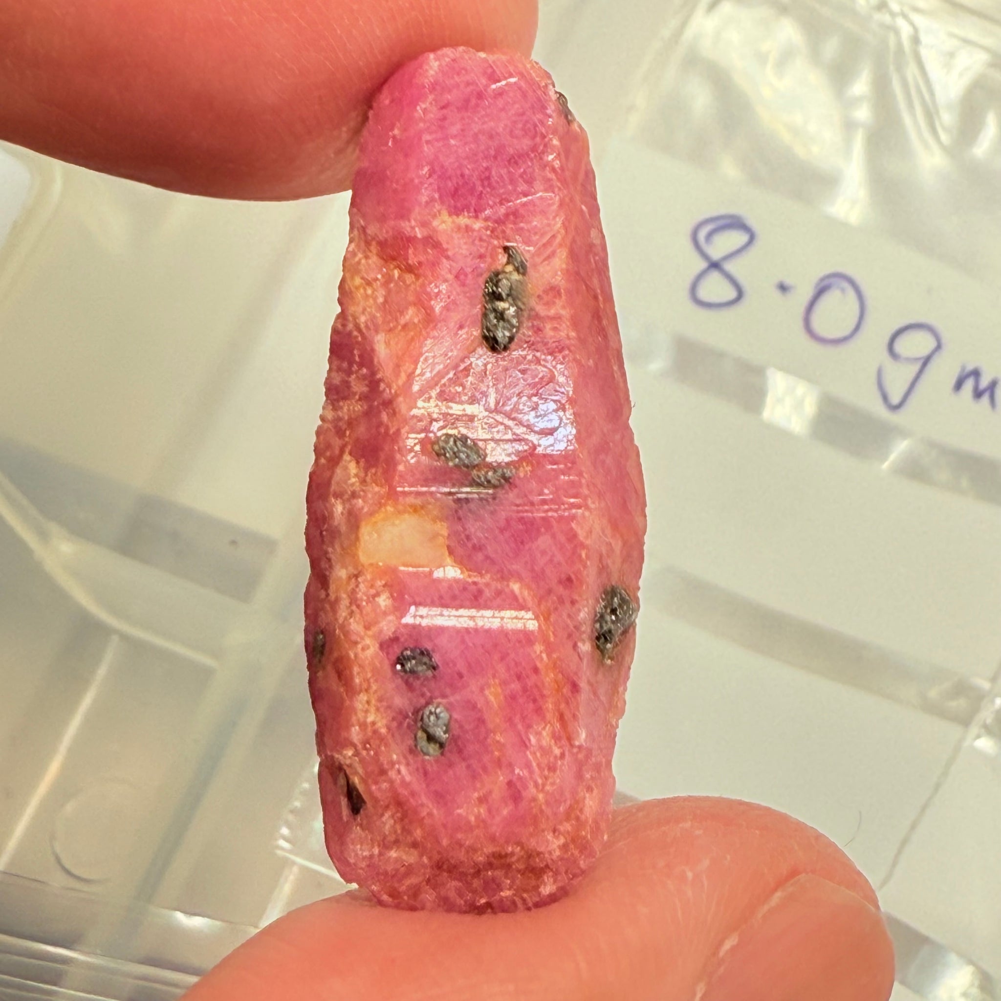 Sapphire Crystal, 8.00gm, Dodoma, Tanzania, Untreated Unheated