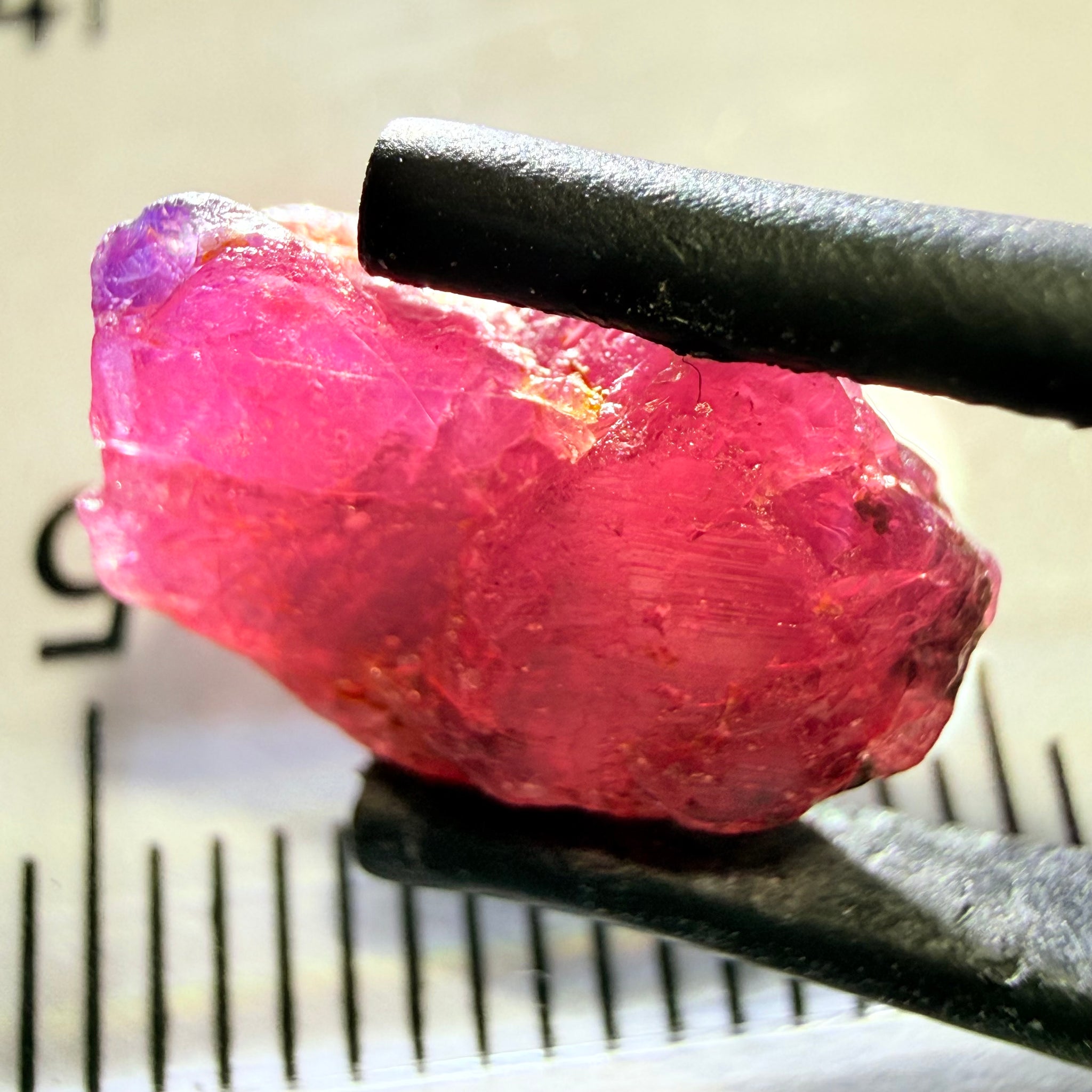 Winza Sapphire, 6.20ct, Winza, Tanzania, Untreated Unheated, facetable portions, see backlit pics