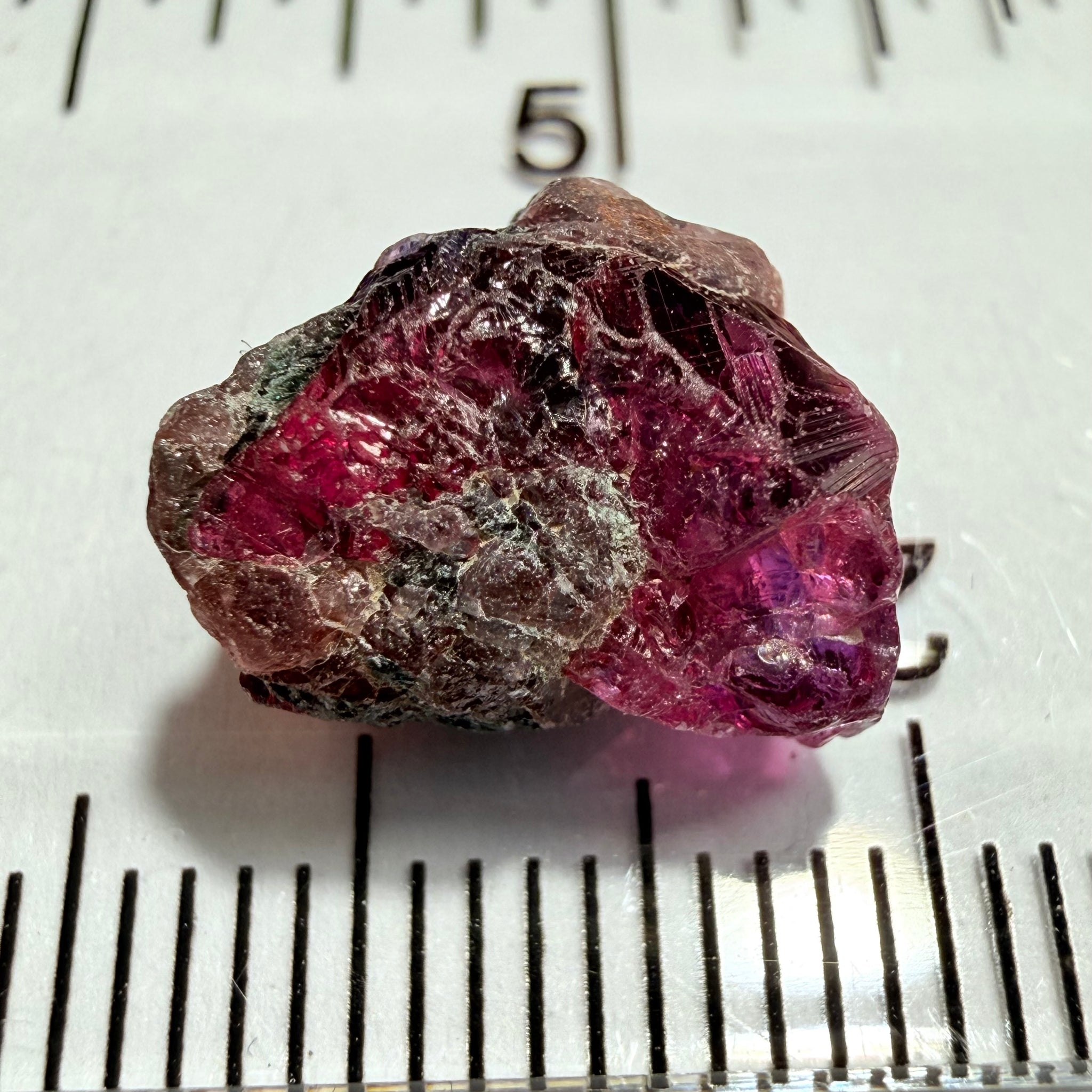 Winza Sapphire Crystal, 6.83ct, Winza, Tanzania, Untreated Unheated, tiny gemmy faceting portions but please don’t facet it