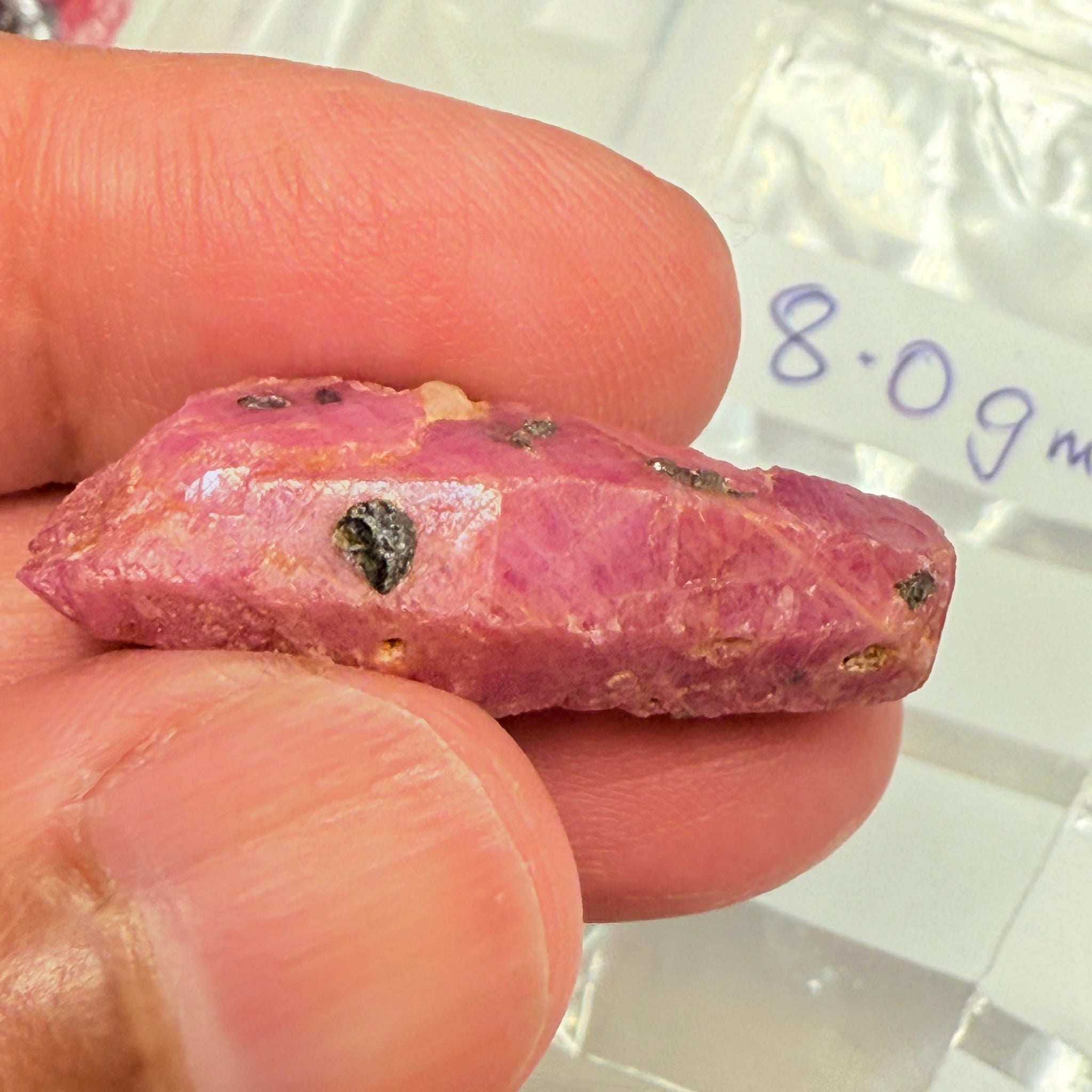 Sapphire Crystal, 8.00gm, Dodoma, Tanzania, Untreated Unheated