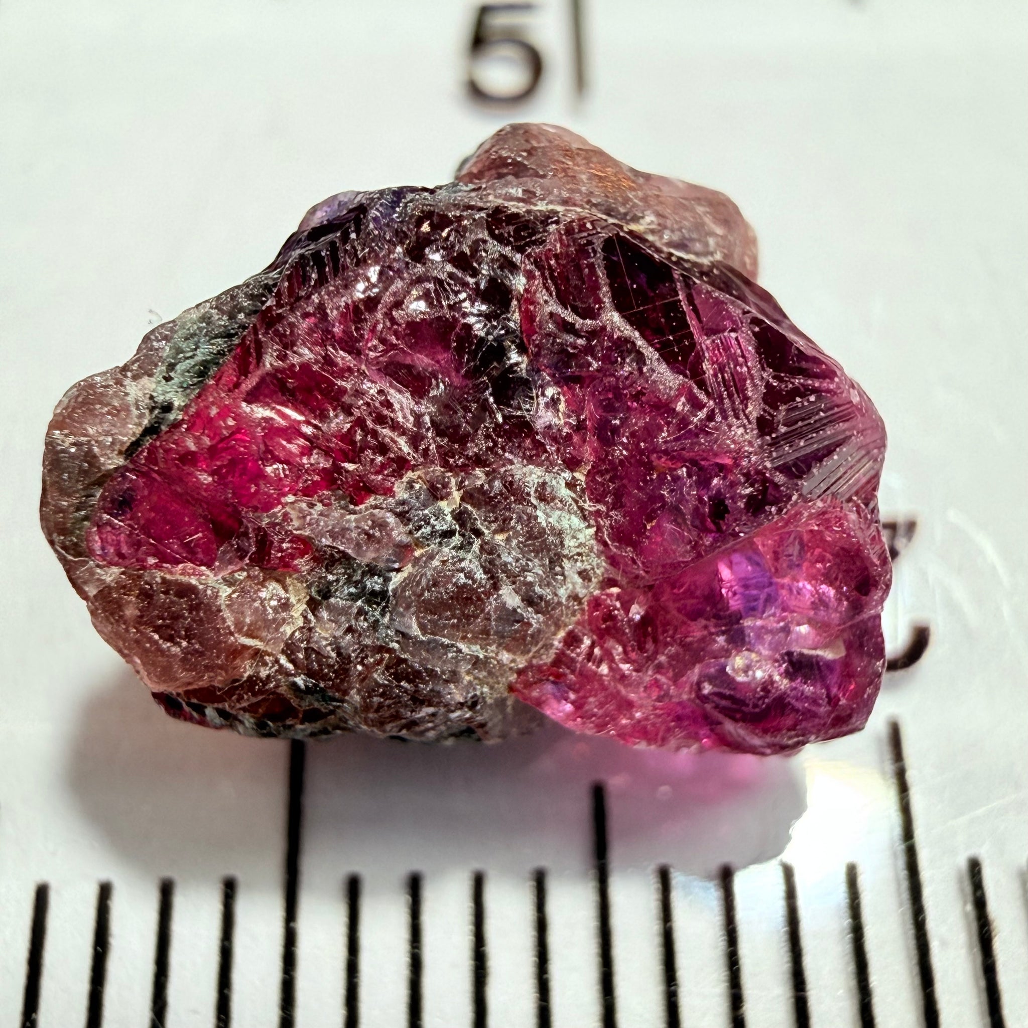 Winza Sapphire Crystal, 6.83ct, Winza, Tanzania, Untreated Unheated, tiny gemmy faceting portions but please don’t facet it