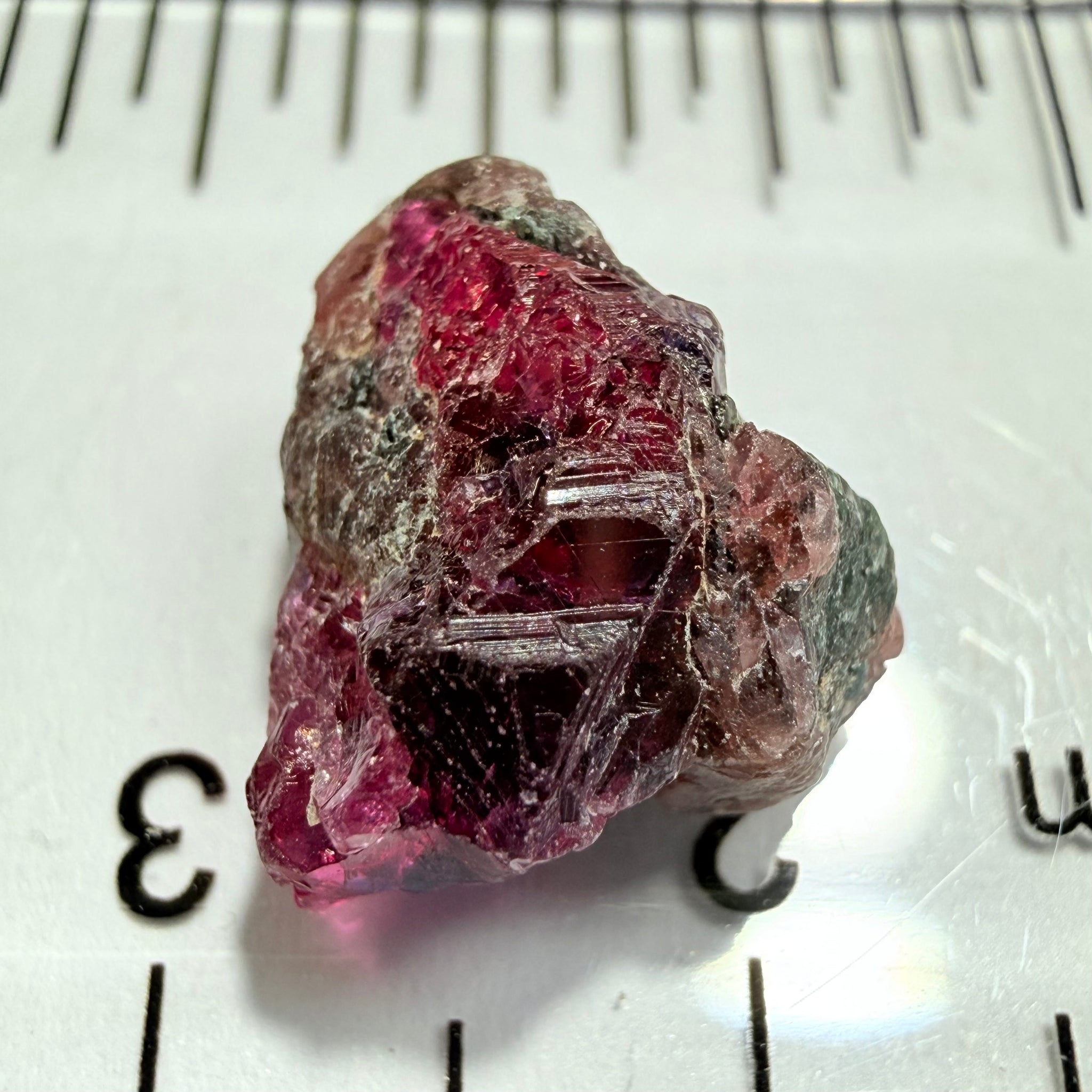 Winza Sapphire Crystal, 6.83ct, Winza, Tanzania, Untreated Unheated, tiny gemmy faceting portions but please don’t facet it