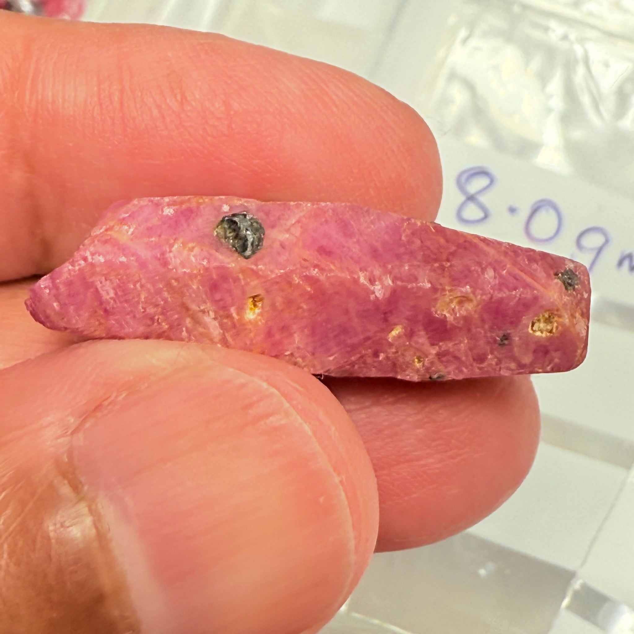 Sapphire Crystal, 8.00gm, Dodoma, Tanzania, Untreated Unheated